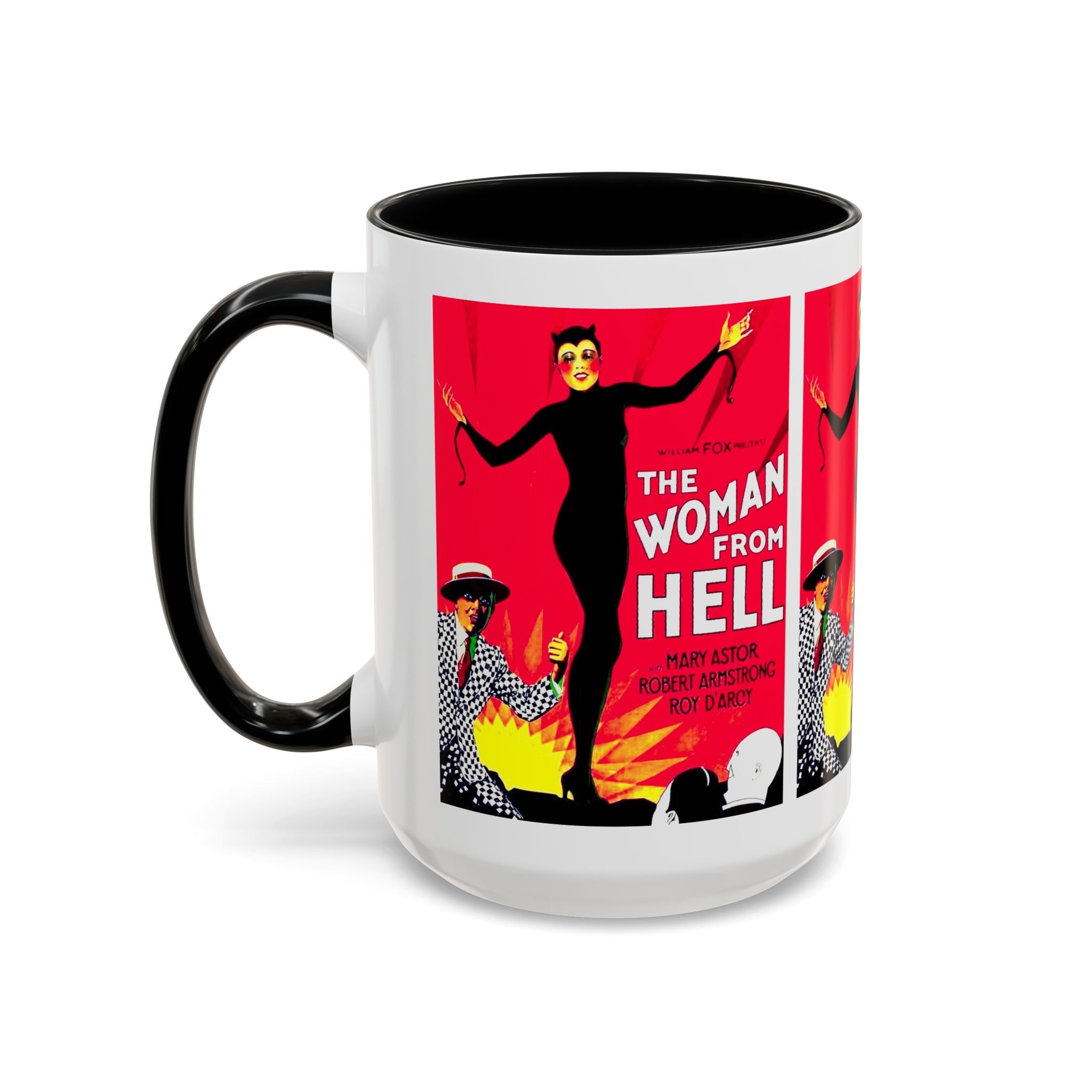 Cult Classic Movie Poster Art Accent Coffee Mug (11, 15oz) - The Woman From Hell 1929 - POPvault