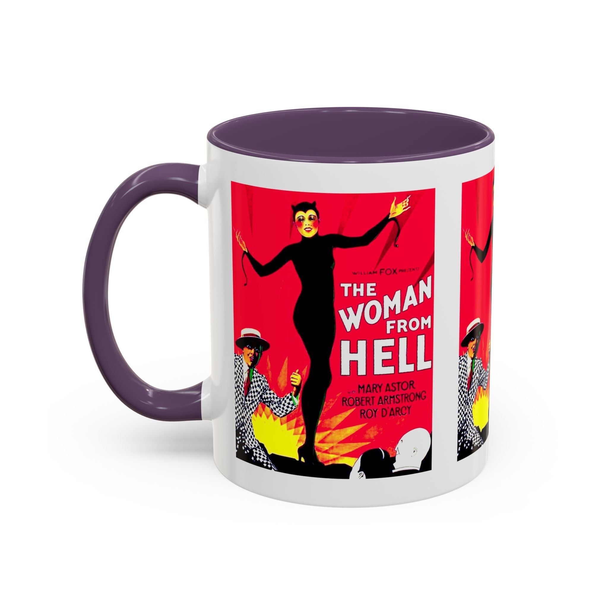 Cult Classic Movie Poster Art Accent Coffee Mug (11, 15oz) - The Woman From Hell 1929 - POPvault