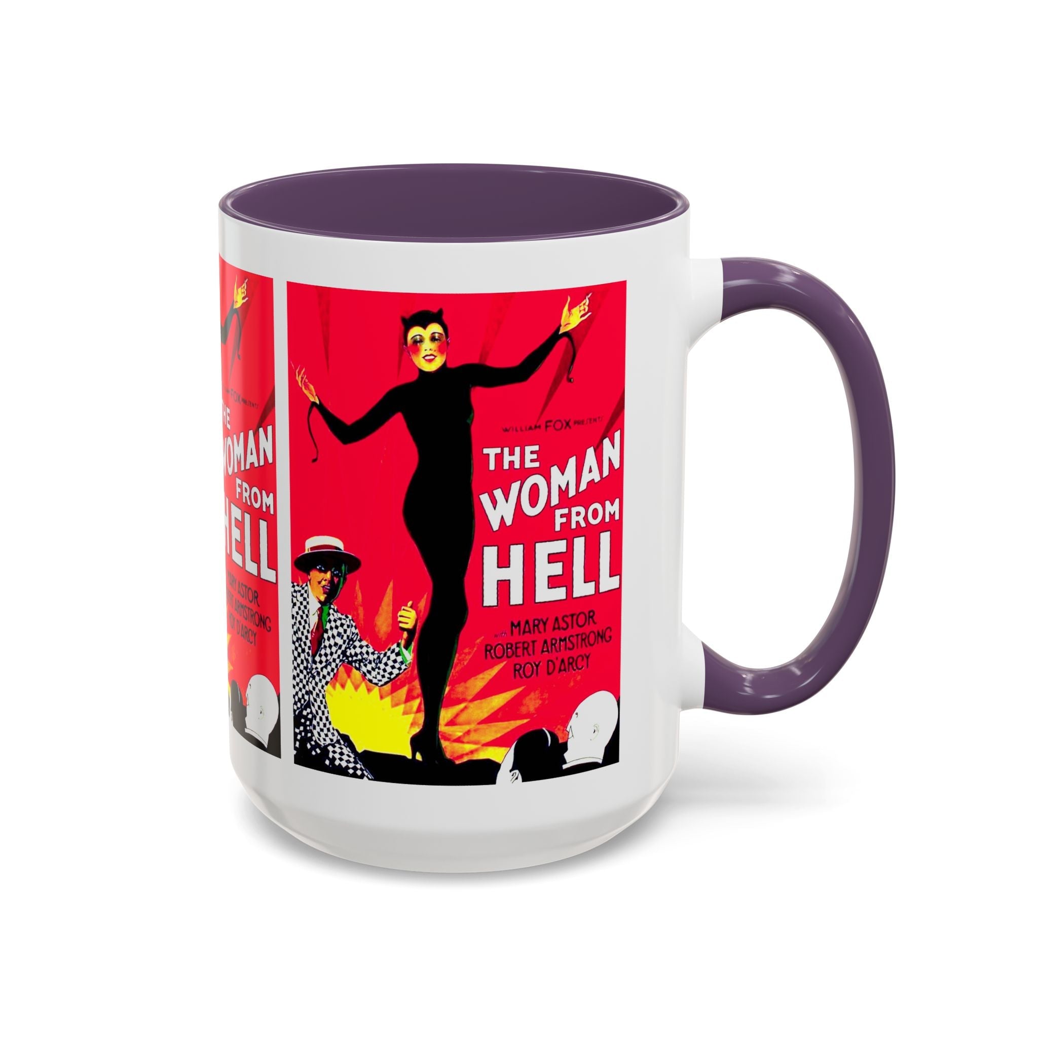 Cult Classic Movie Poster Art Accent Coffee Mug (11, 15oz) - The Woman From Hell 1929 - POPvault