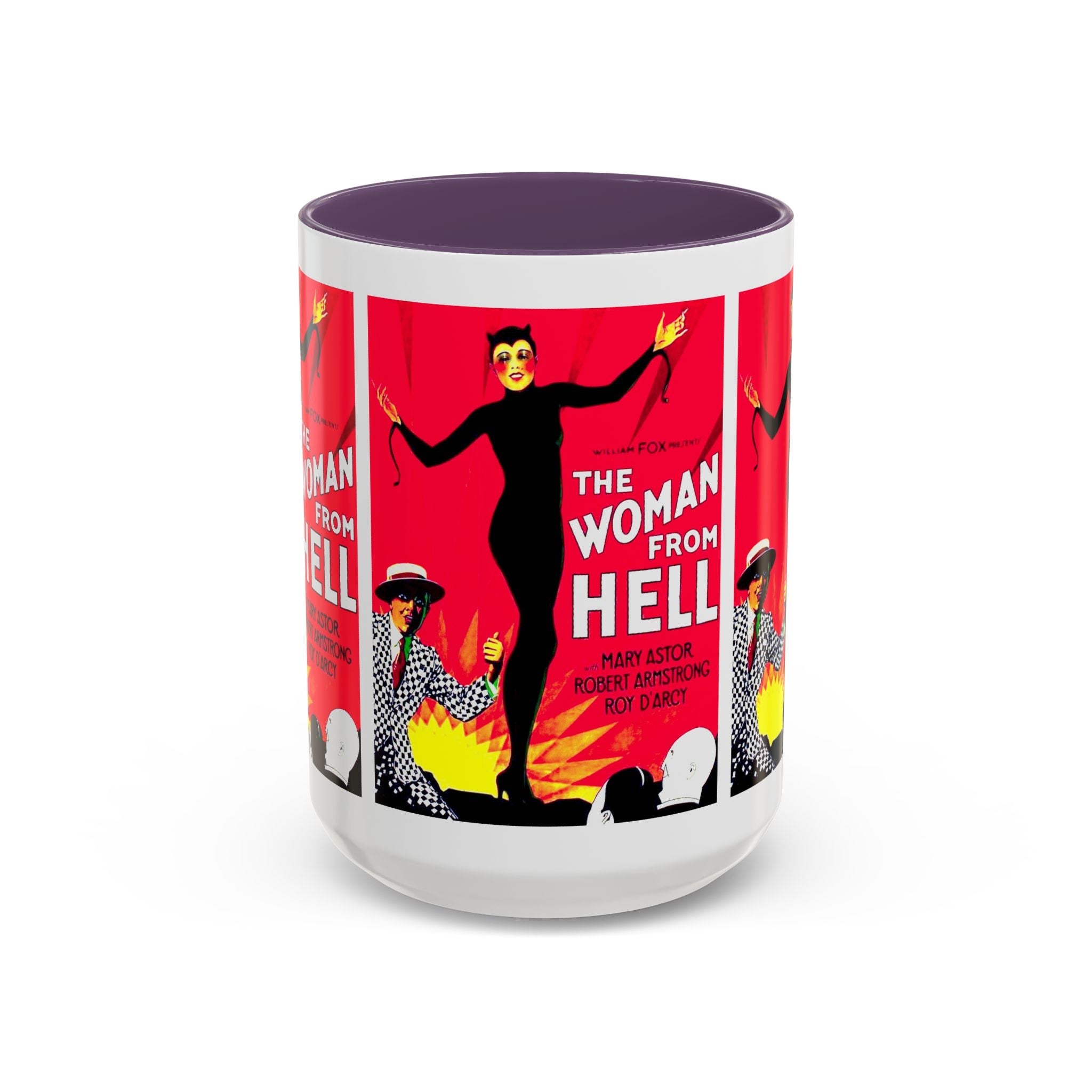 Cult Classic Movie Poster Art Accent Coffee Mug (11, 15oz) - The Woman From Hell 1929 - POPvault