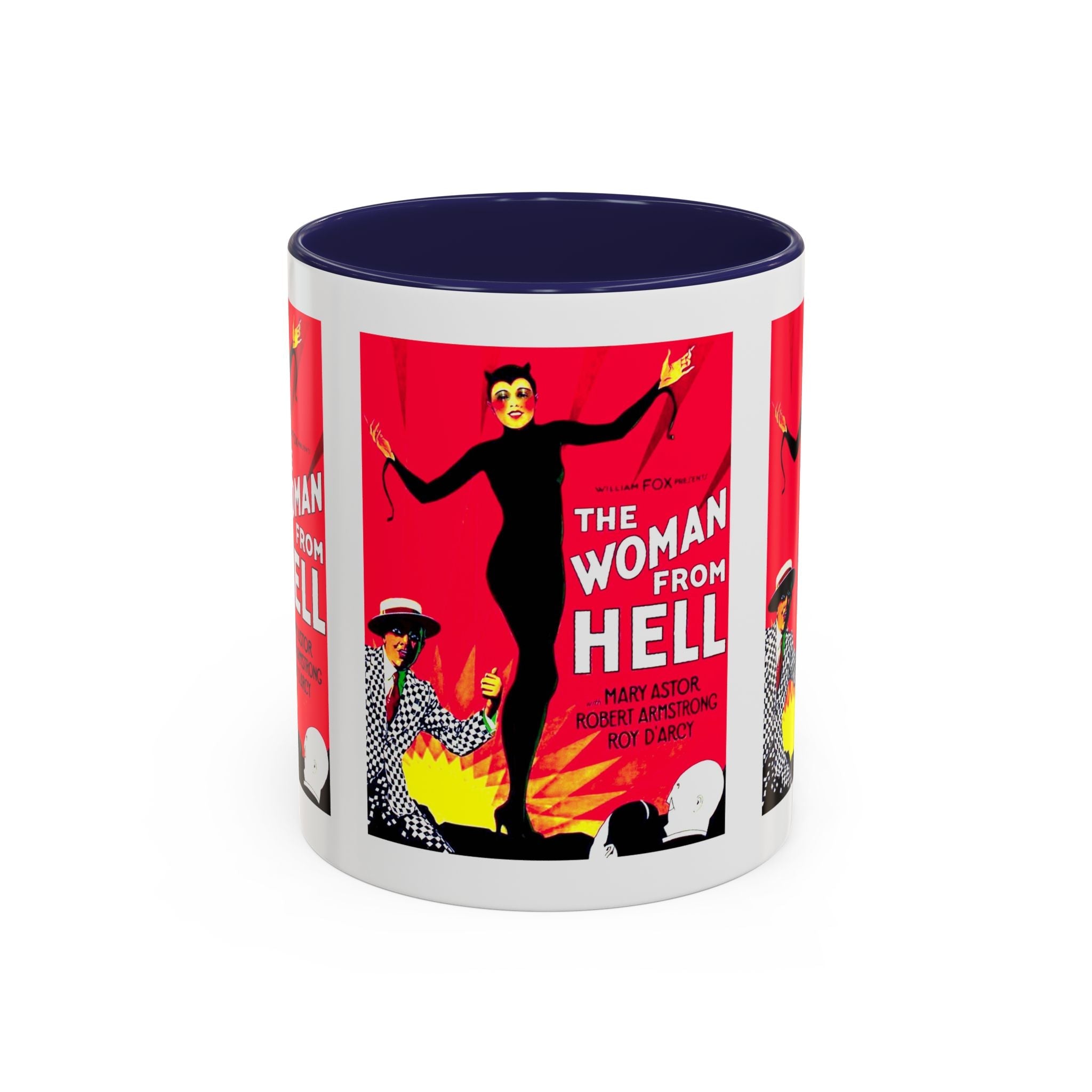 Cult Classic Movie Poster Art Accent Coffee Mug (11, 15oz) - The Woman From Hell 1929 - POPvault