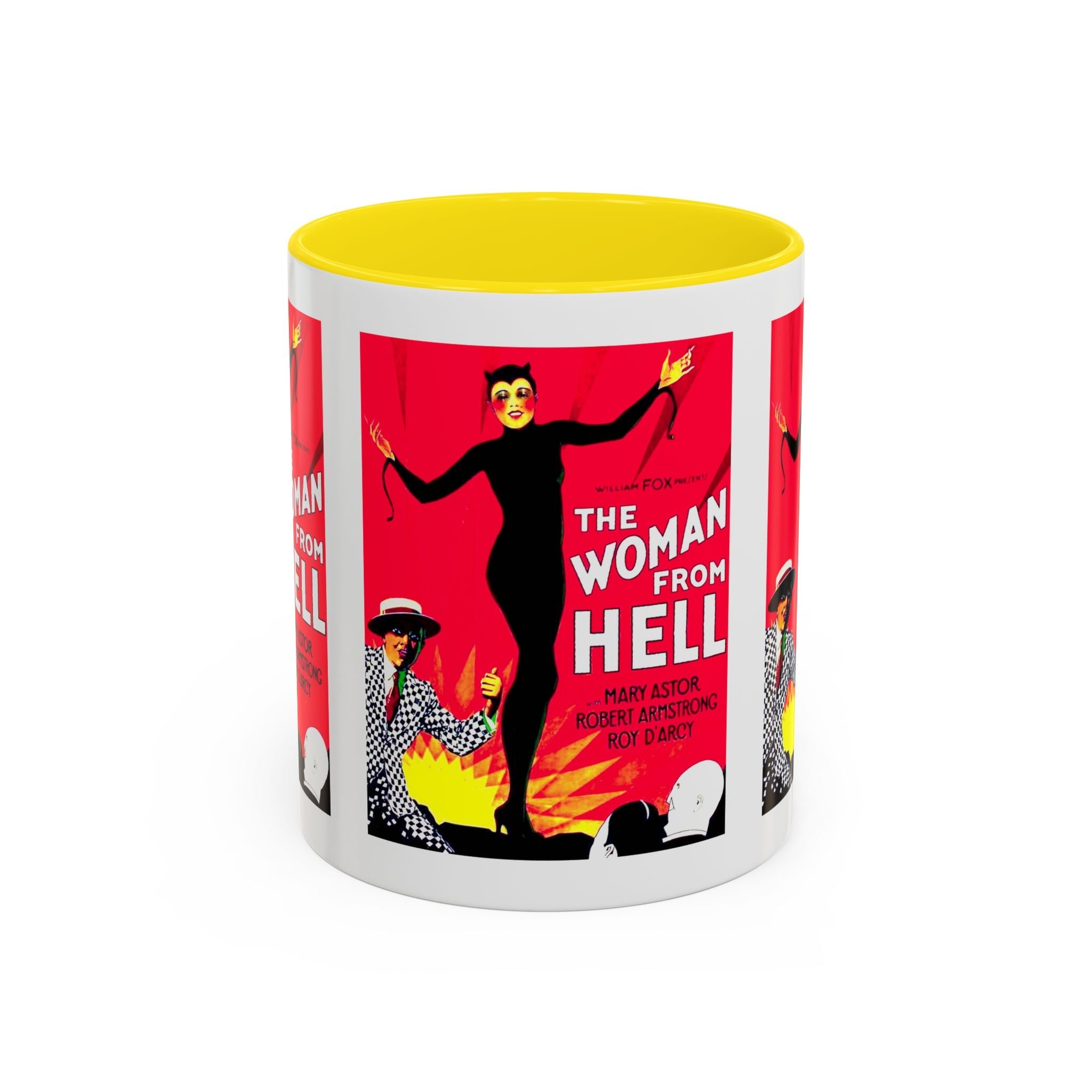 Cult Classic Movie Poster Art Accent Coffee Mug (11, 15oz) - The Woman From Hell 1929 - POPvault