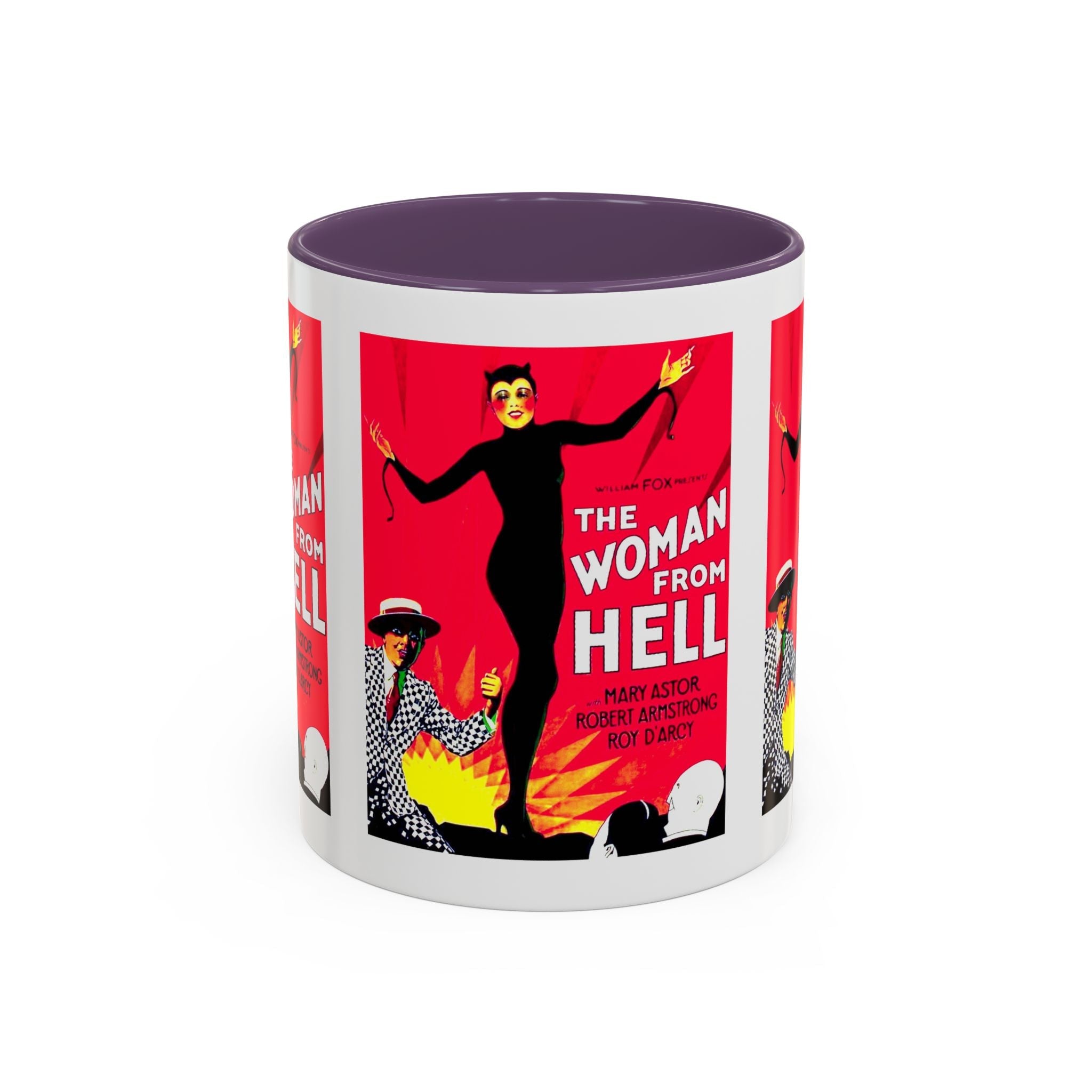 Cult Classic Movie Poster Art Accent Coffee Mug (11, 15oz) - The Woman From Hell 1929 - POPvault