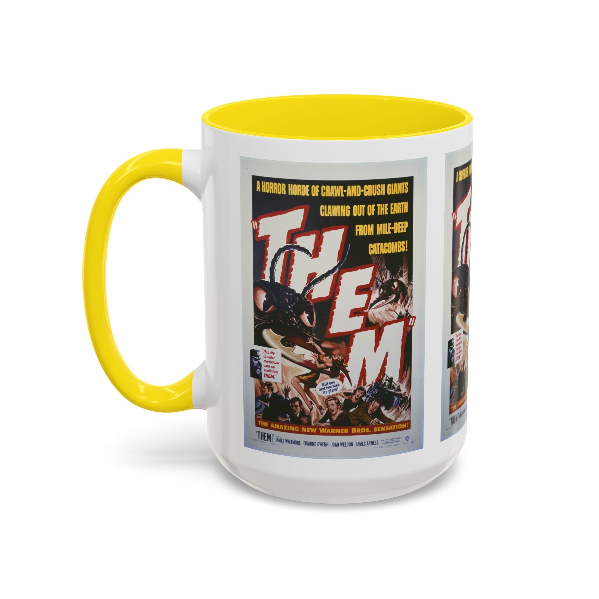 Cult Classic Movie Poster Art Accent Coffee Mug (11, 15oz) - Them 1954 - POPvault