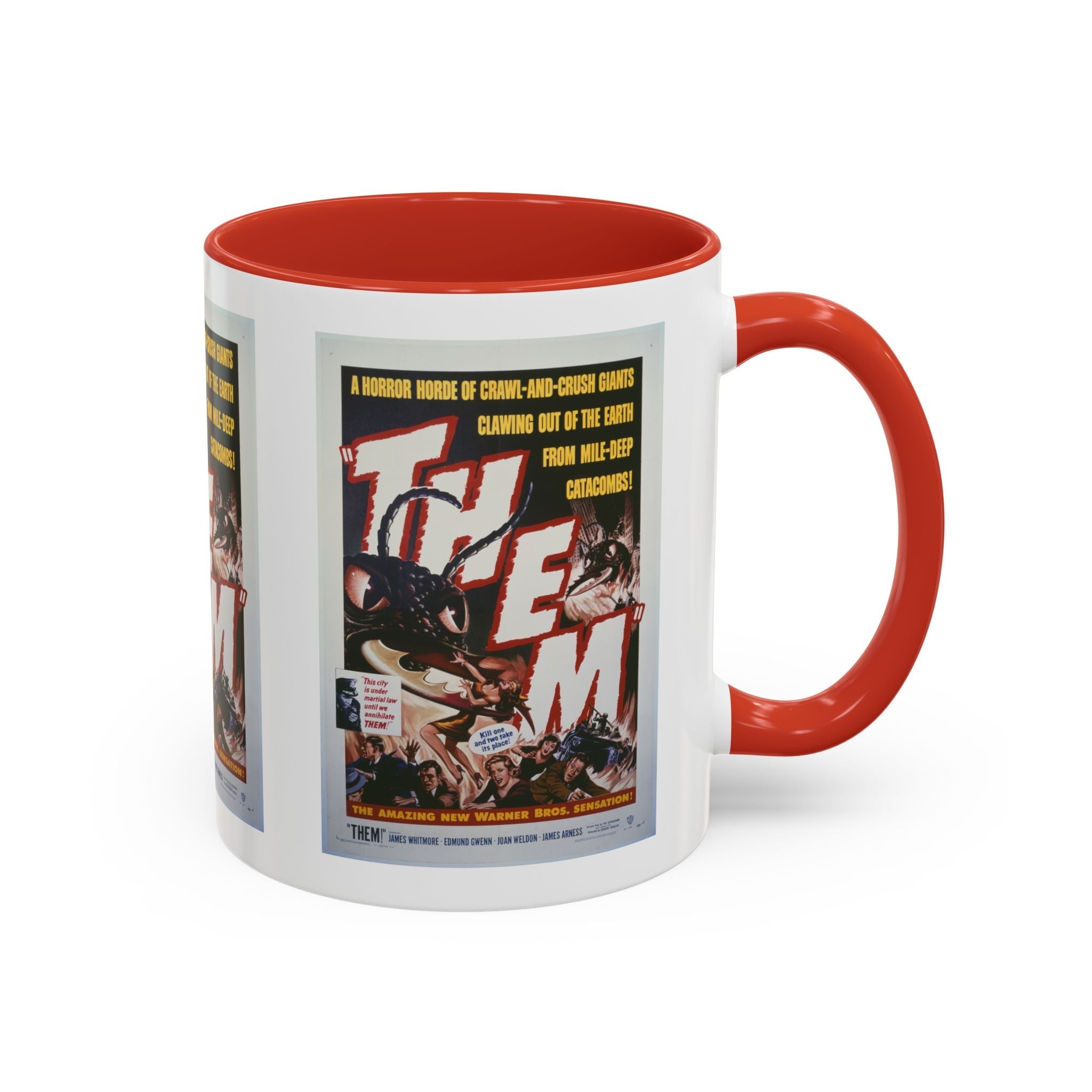 Cult Classic Movie Poster Art Accent Coffee Mug (11, 15oz) - Them 1954 - POPvault