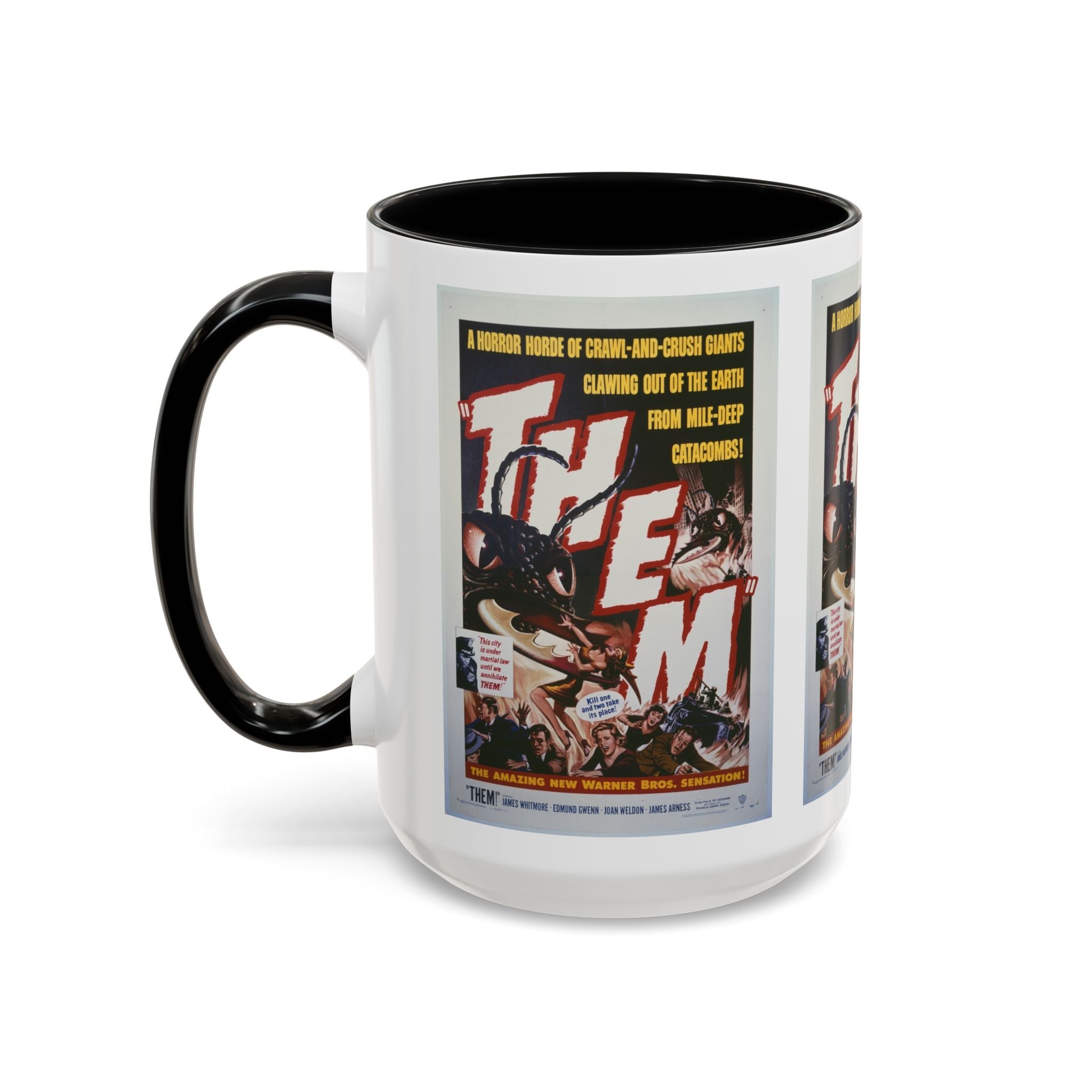 Cult Classic Movie Poster Art Accent Coffee Mug (11, 15oz) - Them 1954 - POPvault