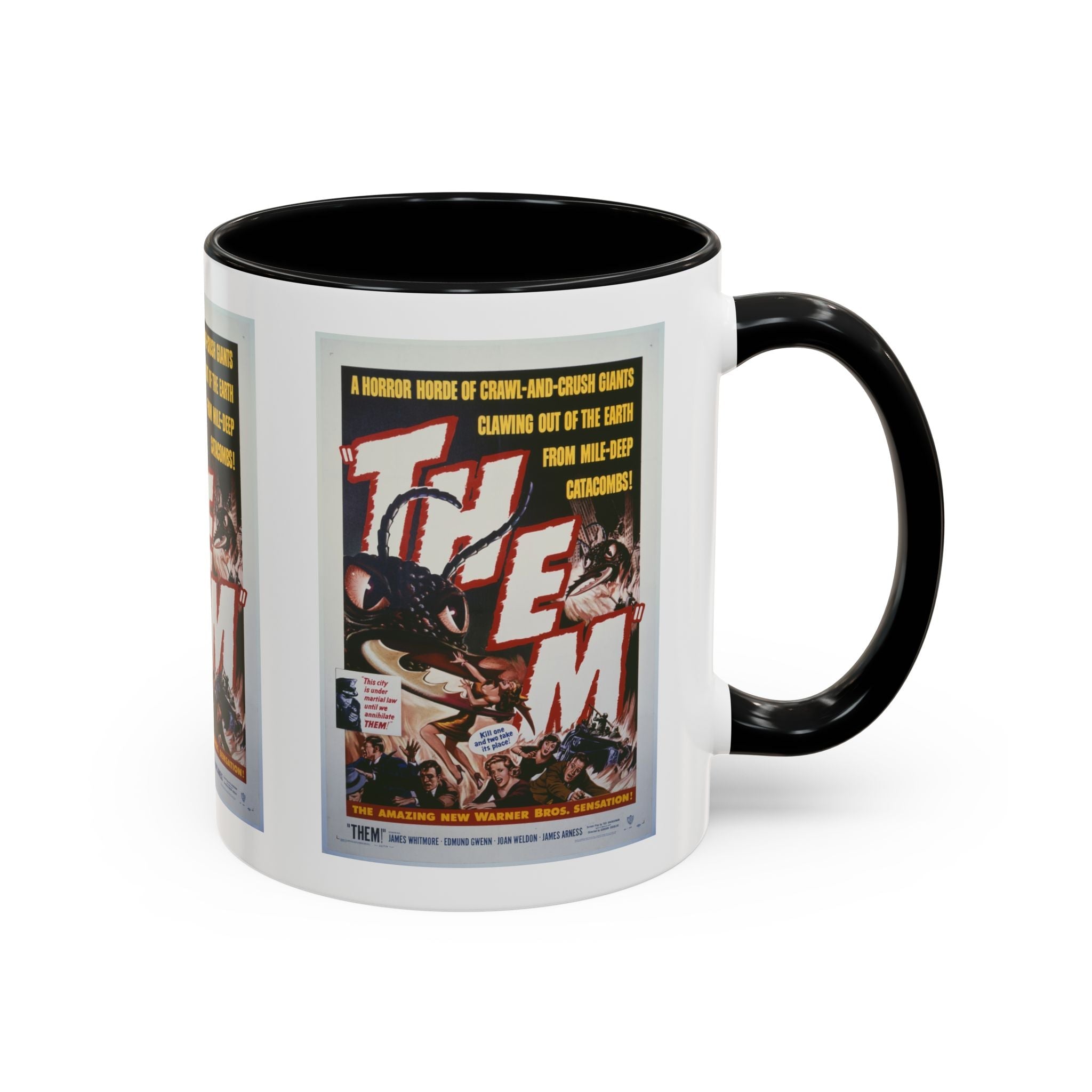 Cult Classic Movie Poster Art Accent Coffee Mug (11, 15oz) - Them 1954 - POPvault