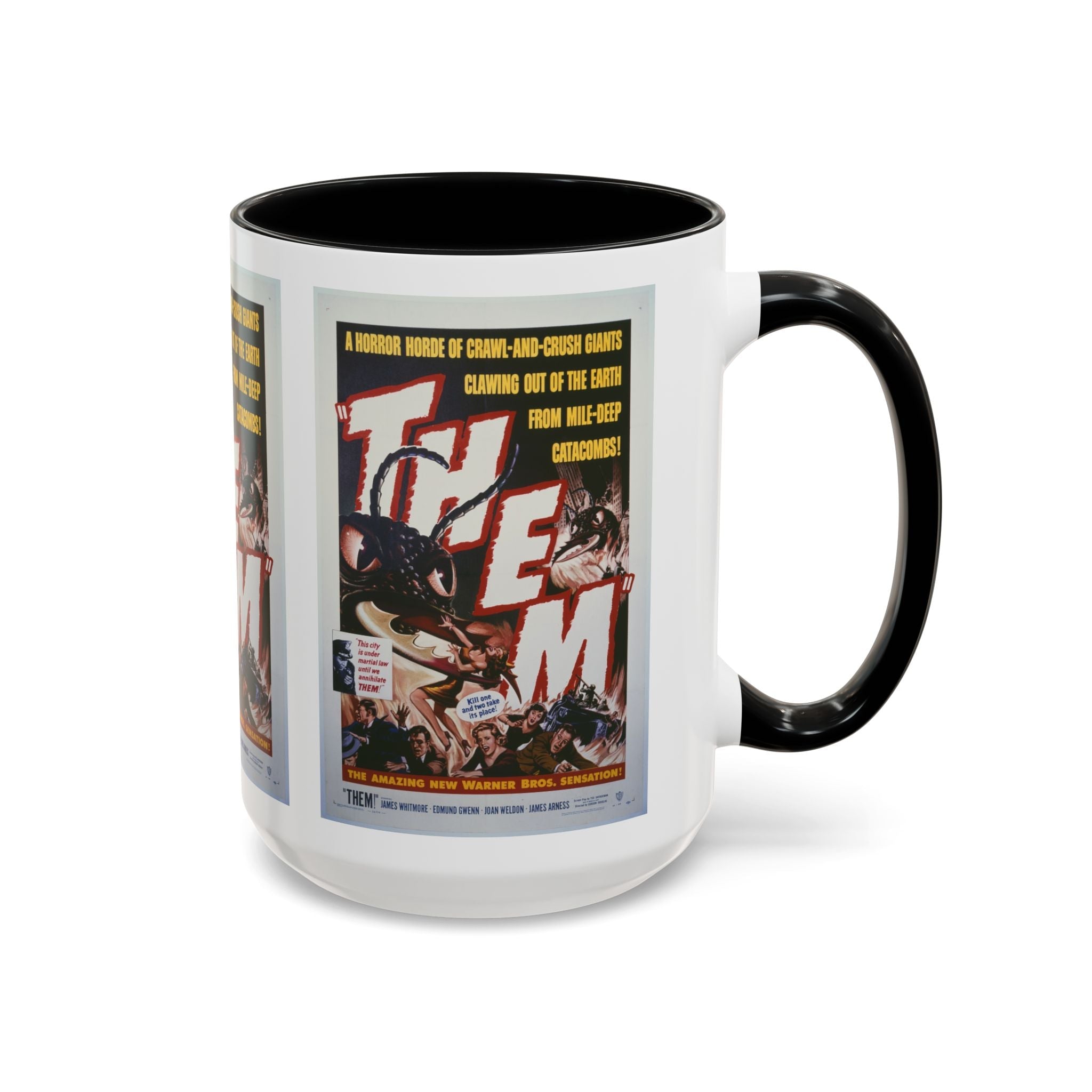 Cult Classic Movie Poster Art Accent Coffee Mug (11, 15oz) - Them 1954 - POPvault