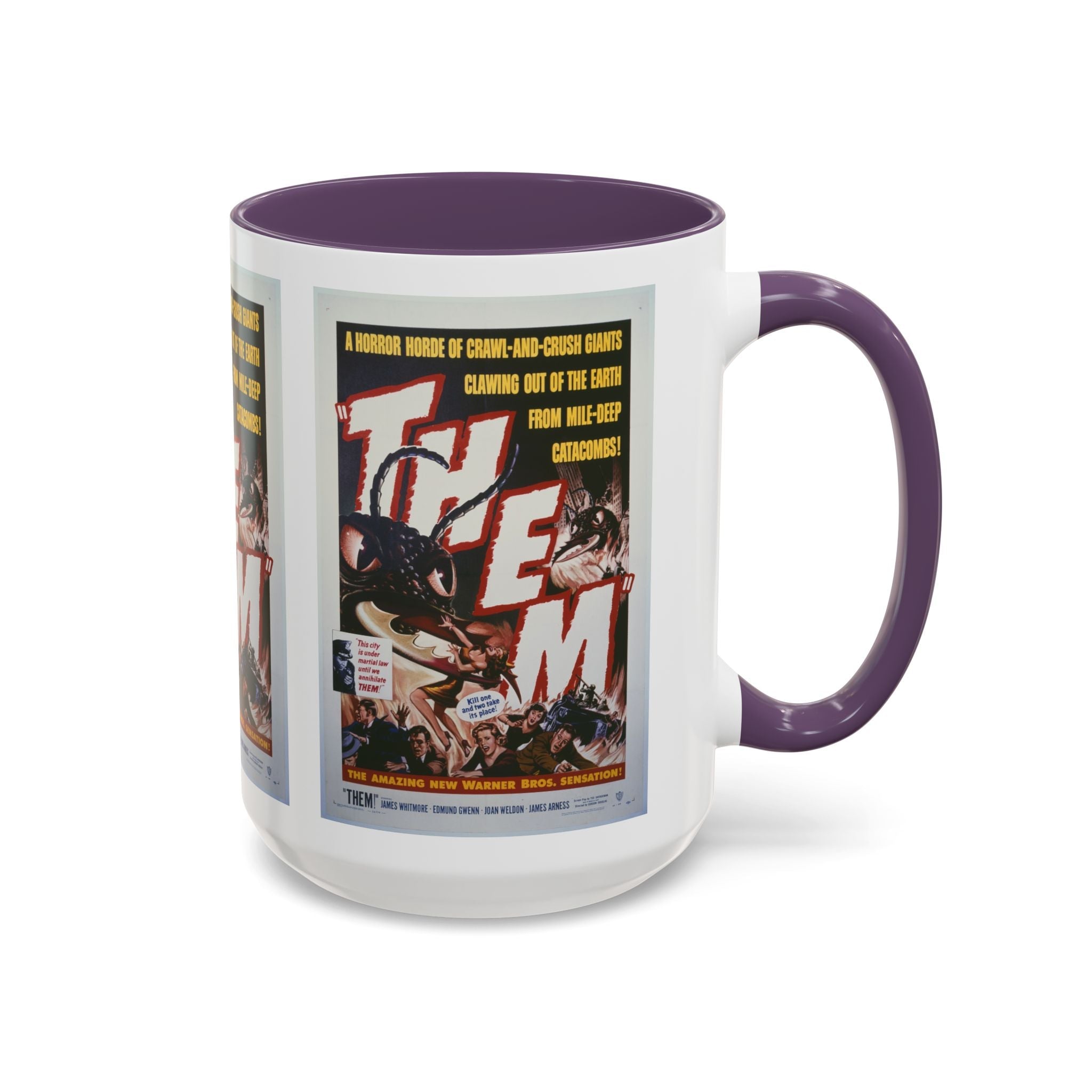 Cult Classic Movie Poster Art Accent Coffee Mug (11, 15oz) - Them 1954 - POPvault