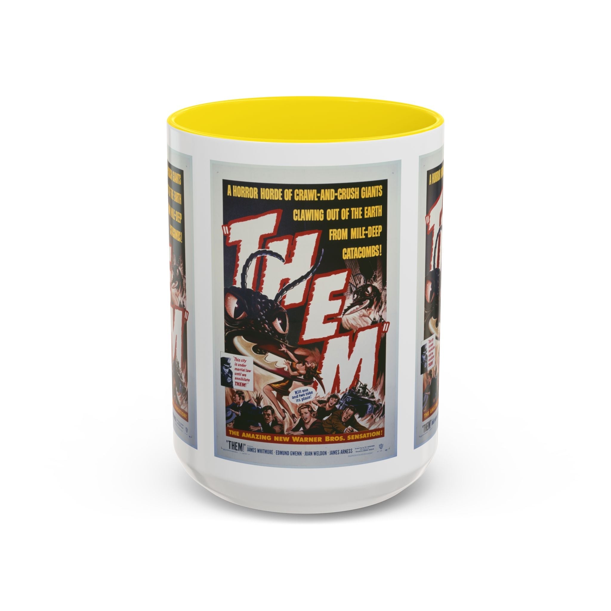 Cult Classic Movie Poster Art Accent Coffee Mug (11, 15oz) - Them 1954 - POPvault