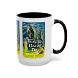 Cult Classic Movie Poster Art Accent Coffee Mug (11, 15oz) - Thing That Couldn't Die 1958 - POPvault
