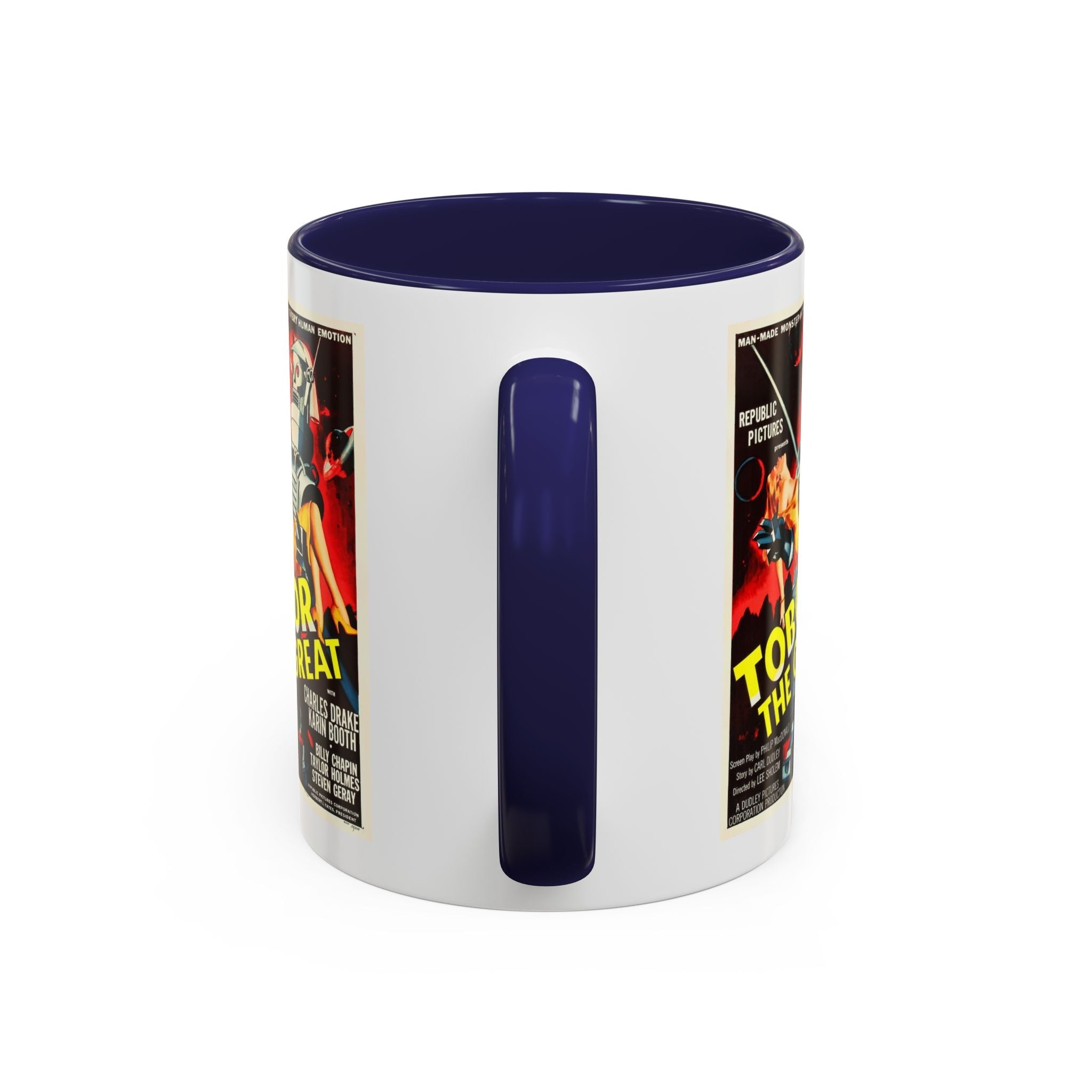 Cult Classic Movie Poster Art Accent Coffee Mug (11, 15oz) - Tobor The Great 1954 - POPvault