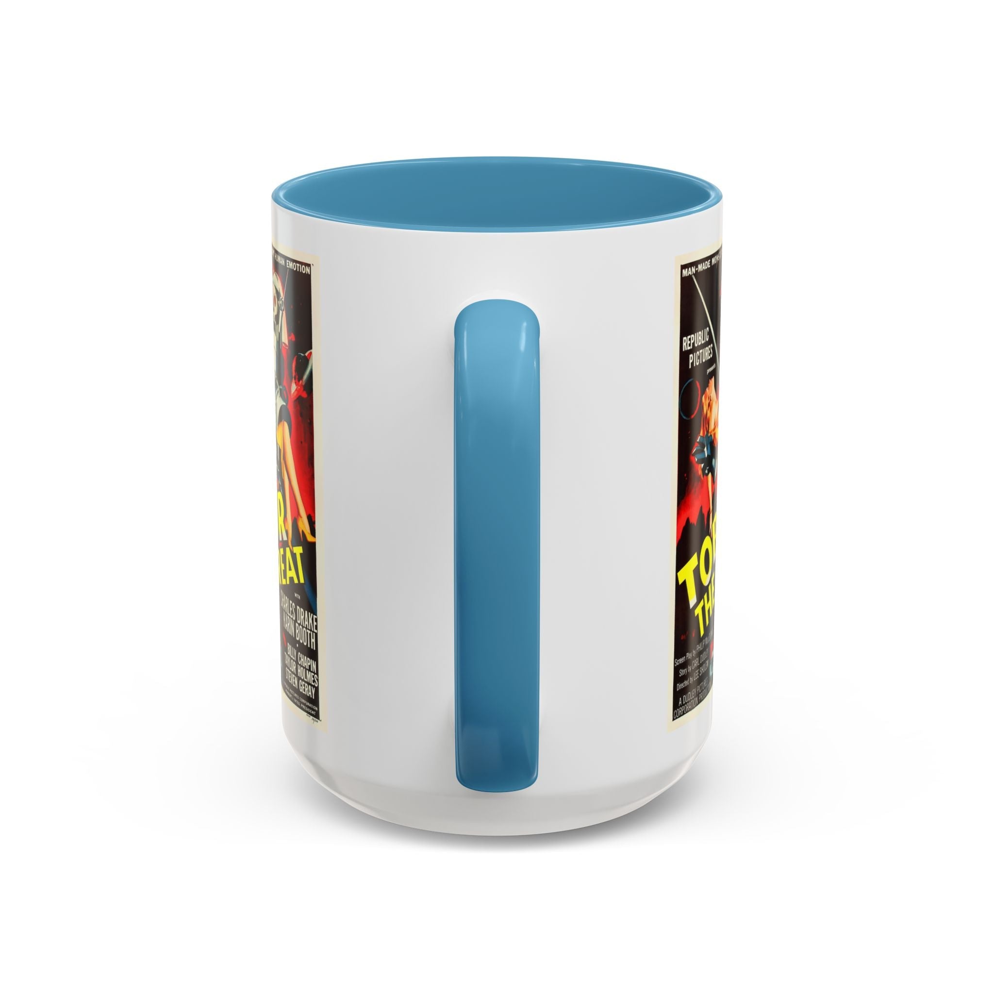 Cult Classic Movie Poster Art Accent Coffee Mug (11, 15oz) - Tobor The Great 1954 - POPvault
