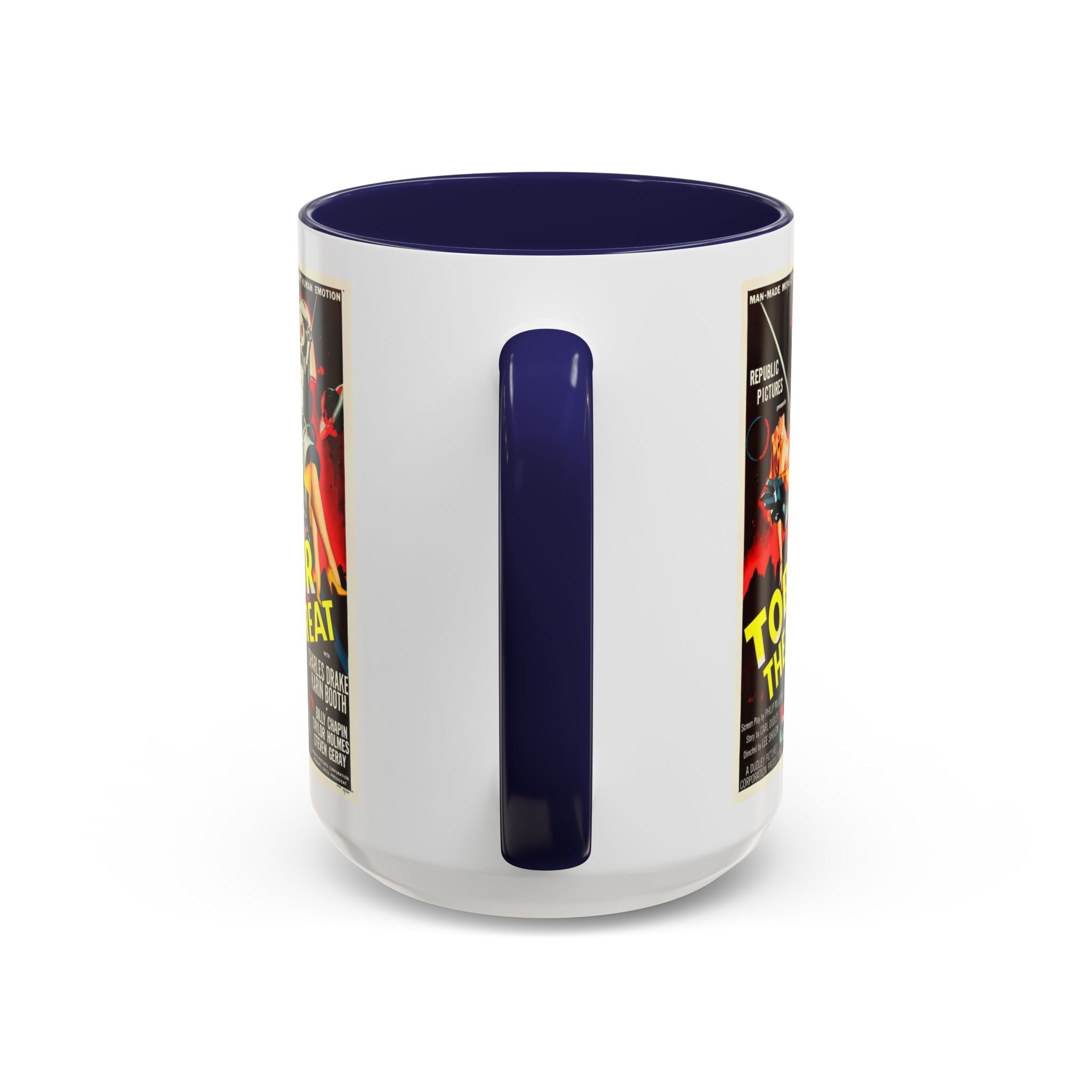 Cult Classic Movie Poster Art Accent Coffee Mug (11, 15oz) - Tobor The Great 1954 - POPvault