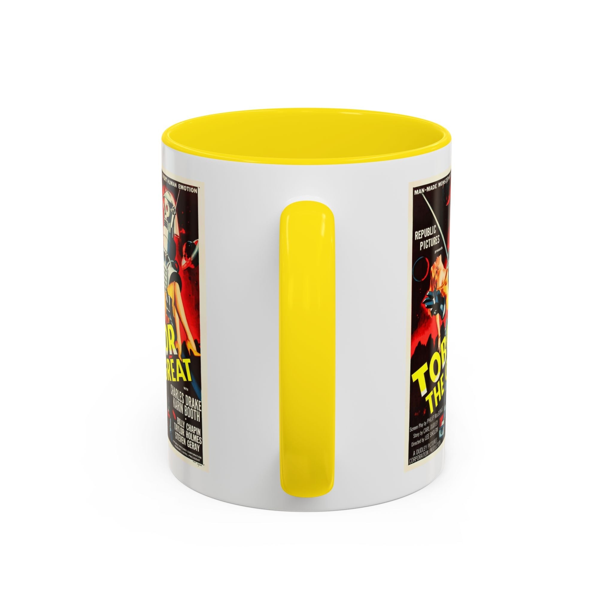 Cult Classic Movie Poster Art Accent Coffee Mug (11, 15oz) - Tobor The Great 1954 - POPvault