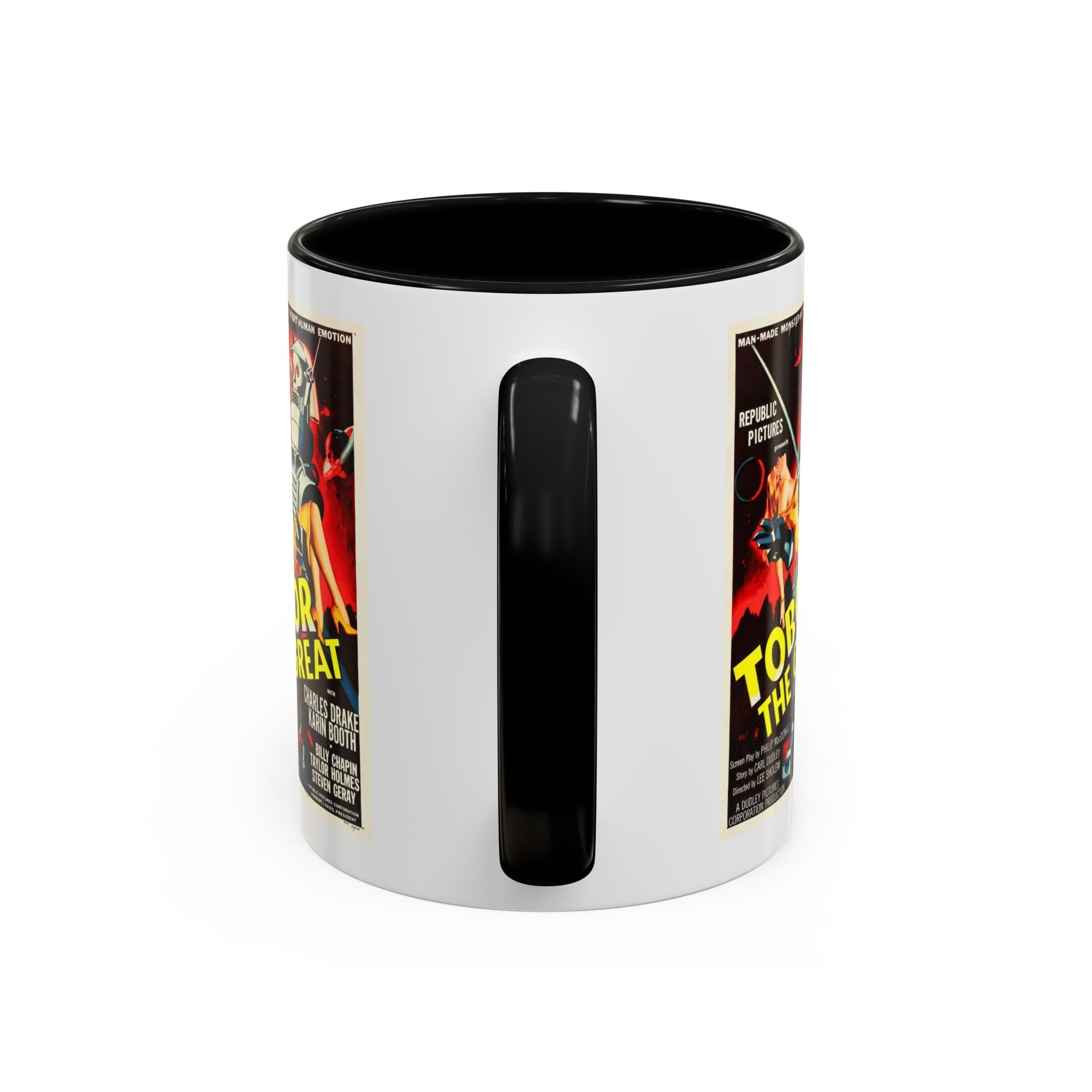 Cult Classic Movie Poster Art Accent Coffee Mug (11, 15oz) - Tobor The Great 1954 - POPvault