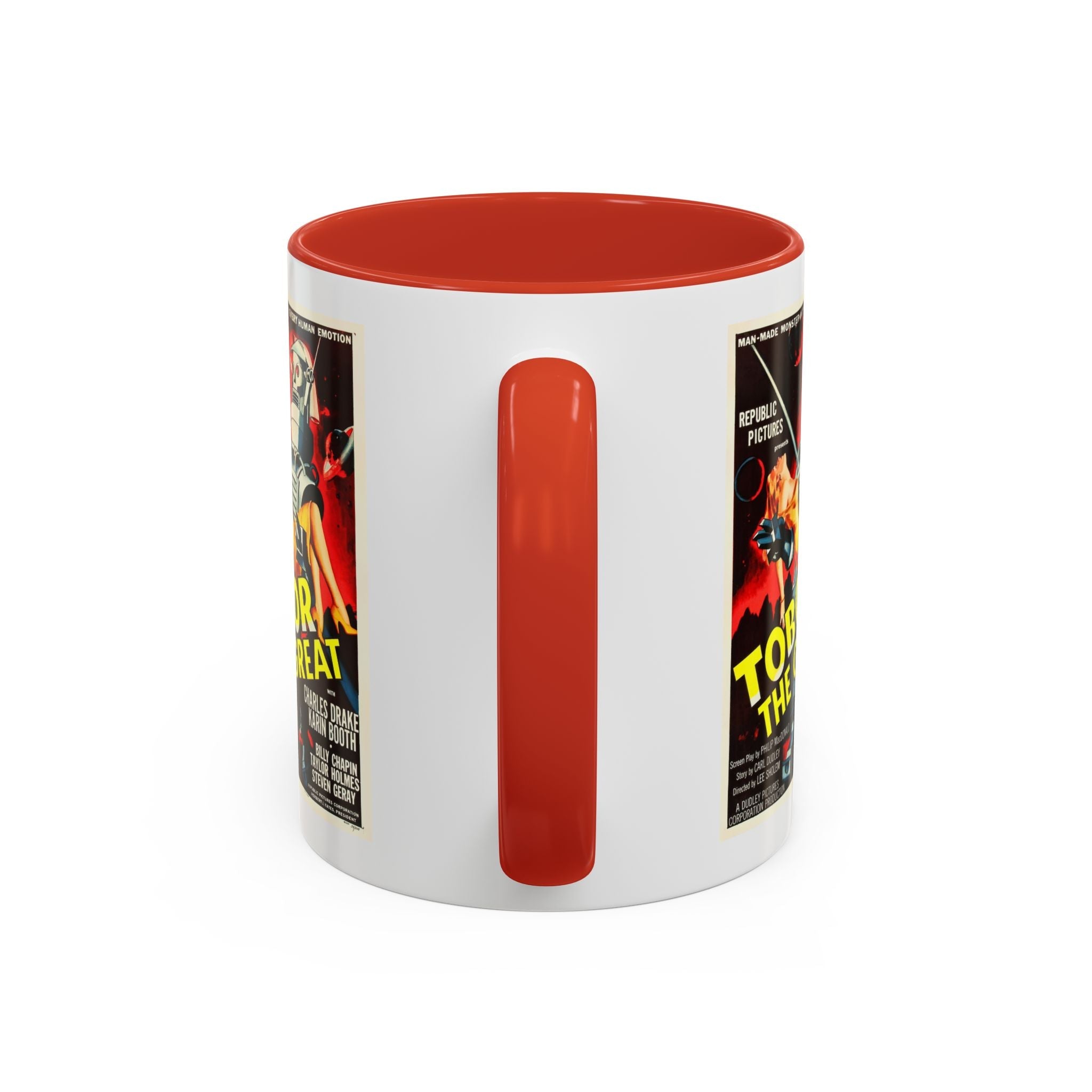 Cult Classic Movie Poster Art Accent Coffee Mug (11, 15oz) - Tobor The Great 1954 - POPvault