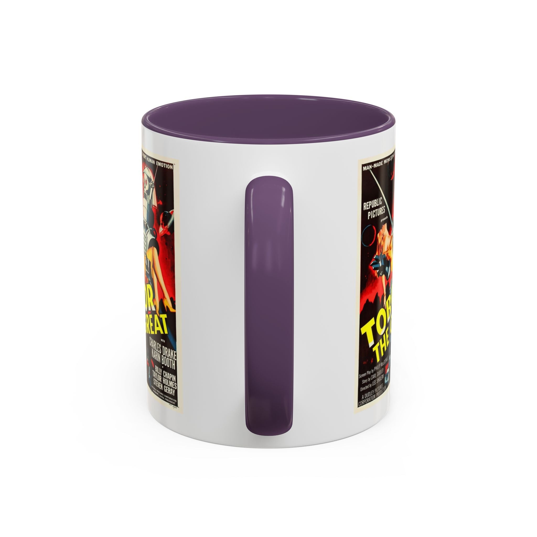 Cult Classic Movie Poster Art Accent Coffee Mug (11, 15oz) - Tobor The Great 1954 - POPvault