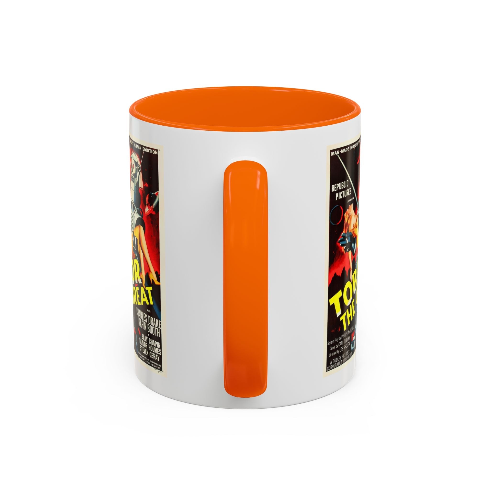 Cult Classic Movie Poster Art Accent Coffee Mug (11, 15oz) - Tobor The Great 1954 - POPvault