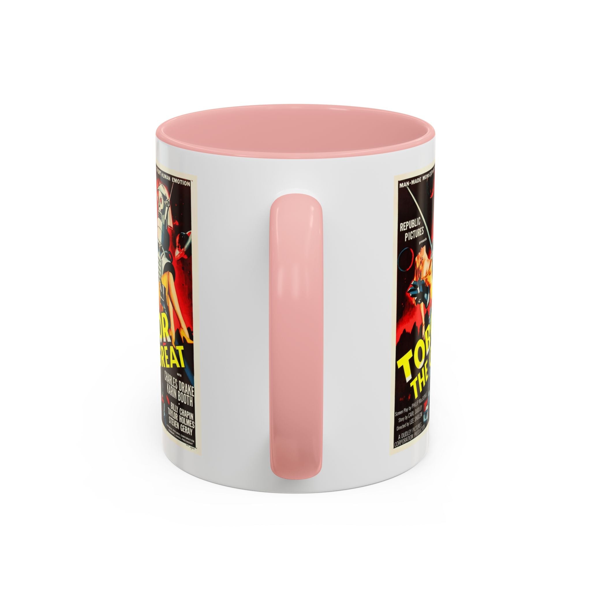 Cult Classic Movie Poster Art Accent Coffee Mug (11, 15oz) - Tobor The Great 1954 - POPvault