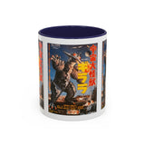 Cult Classic Movie Poster Art Accent Coffee Mug (11, 15oz) - Uchu - Daikaiju - Girara (X From Outer Space) 1967 - POPvault