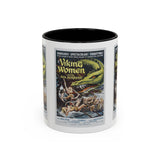 Cult Classic Movie Poster Art Accent Coffee Mug (11, 15oz) - Viking Women And The Sea Serpent 1957 - POPvault