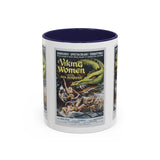 Cult Classic Movie Poster Art Accent Coffee Mug (11, 15oz) - Viking Women And The Sea Serpent 1957 - POPvault