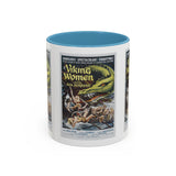 Cult Classic Movie Poster Art Accent Coffee Mug (11, 15oz) - Viking Women And The Sea Serpent 1957 - POPvault