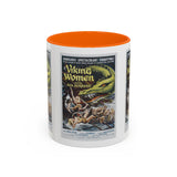 Cult Classic Movie Poster Art Accent Coffee Mug (11, 15oz) - Viking Women And The Sea Serpent 1957 - POPvault