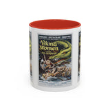Cult Classic Movie Poster Art Accent Coffee Mug (11, 15oz) - Viking Women And The Sea Serpent 1957 - POPvault