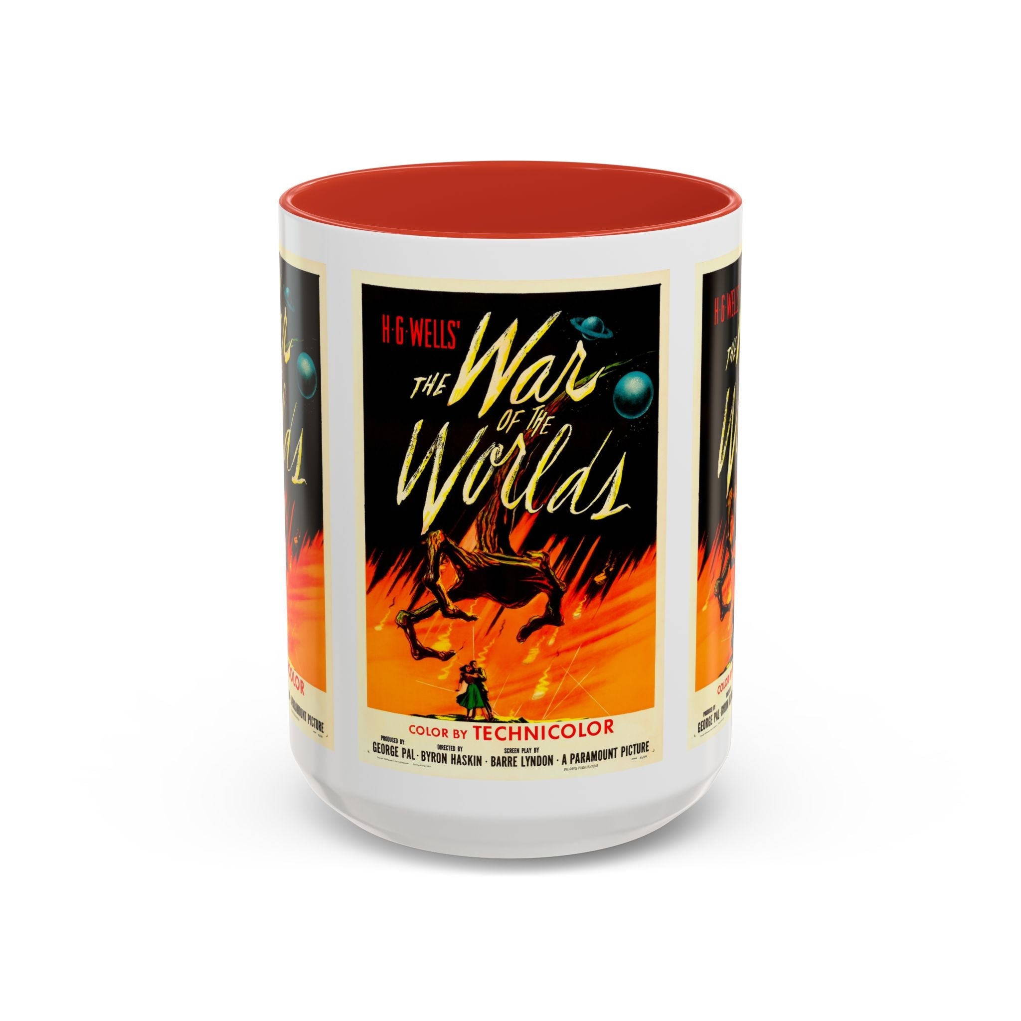 Cult Classic Movie Poster Art Accent Coffee Mug (11, 15oz) - War Of The Worlds 1953 - POPvault