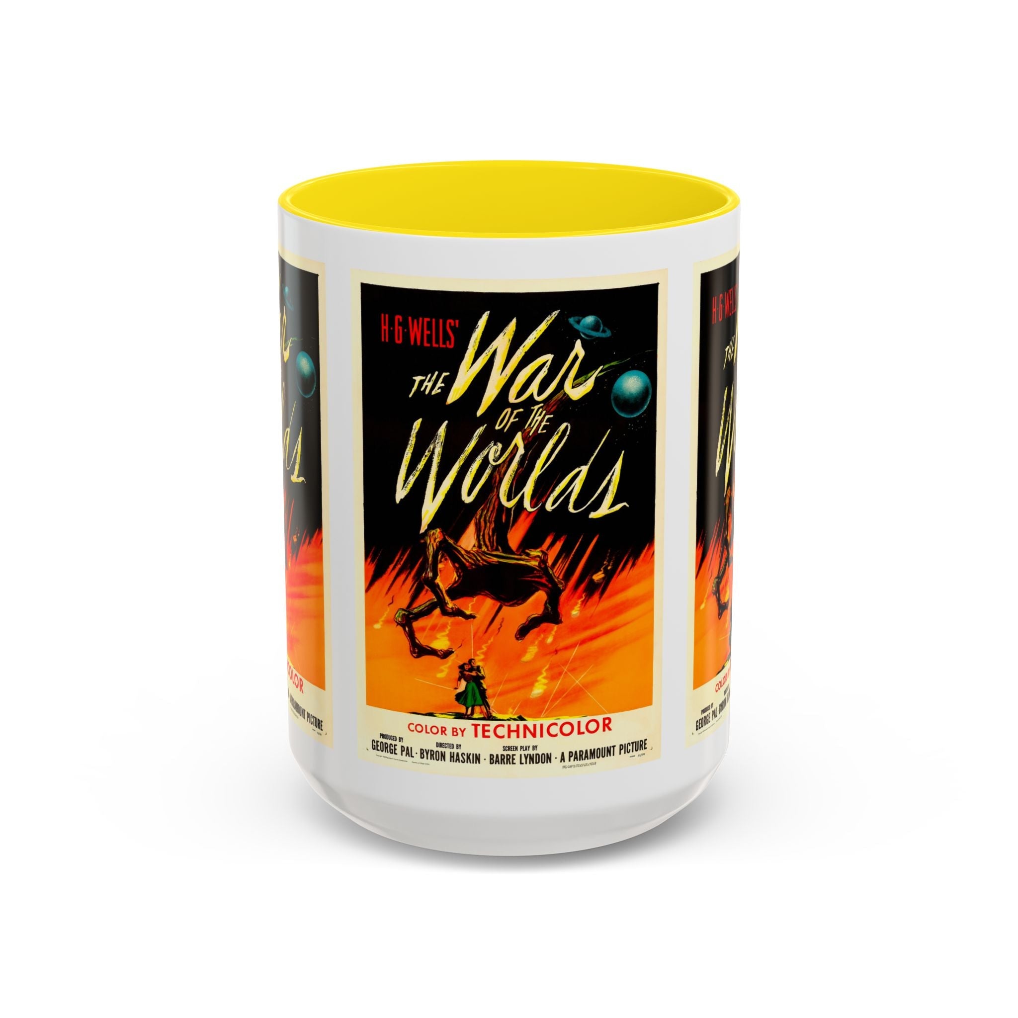 Cult Classic Movie Poster Art Accent Coffee Mug (11, 15oz) - War Of The Worlds 1953 - POPvault