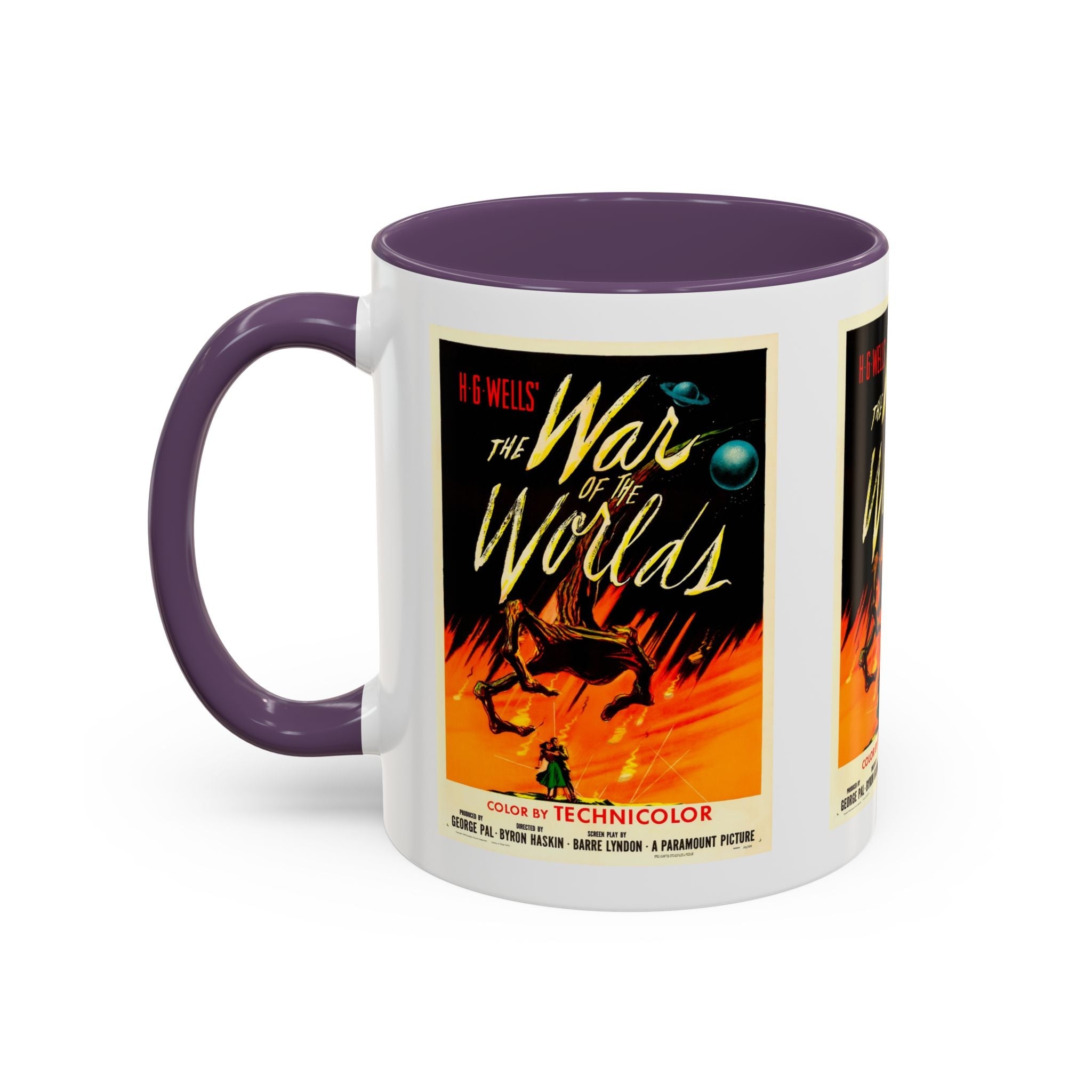Cult Classic Movie Poster Art Accent Coffee Mug (11, 15oz) - War Of The Worlds 1953 - POPvault