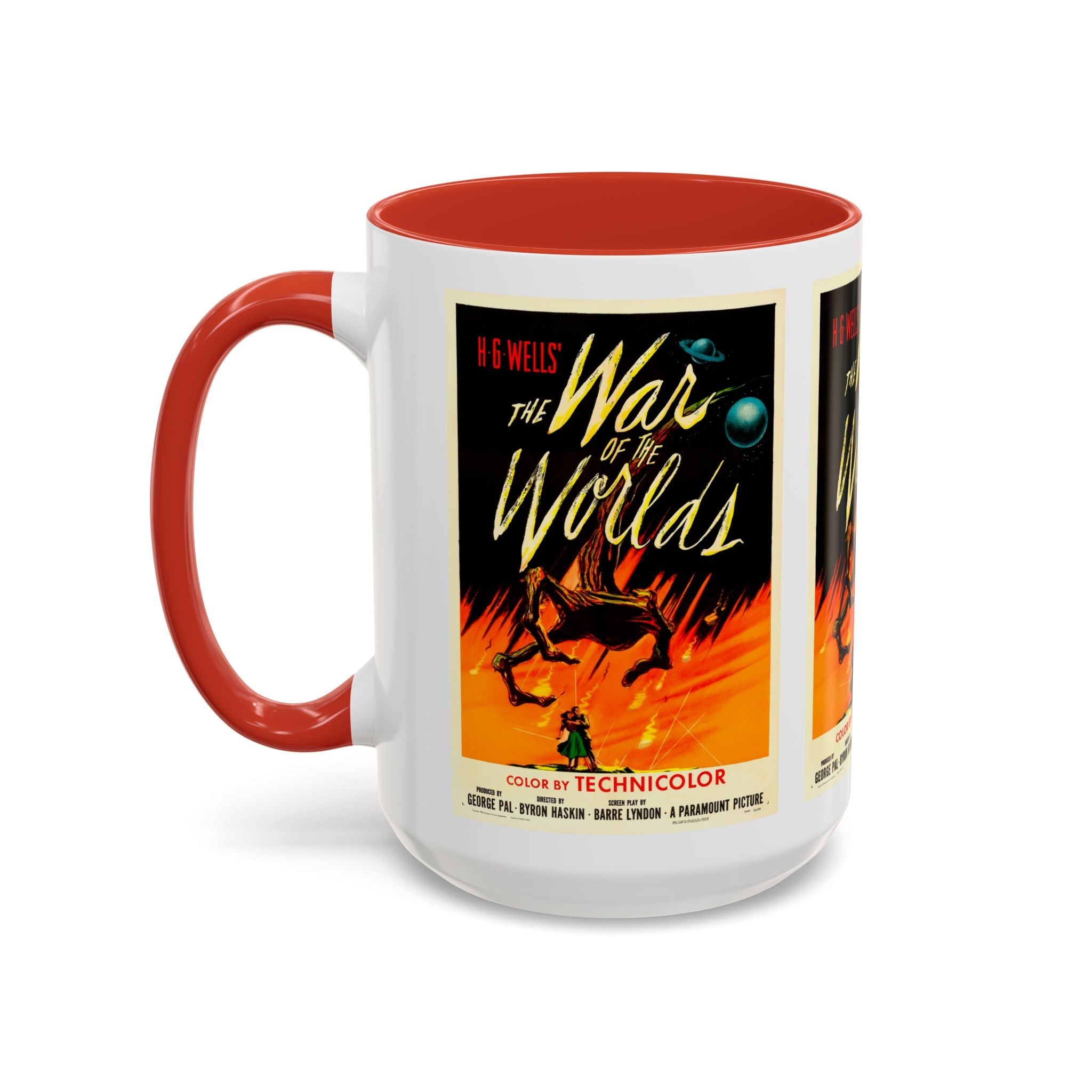 Cult Classic Movie Poster Art Accent Coffee Mug (11, 15oz) - War Of The Worlds 1953 - POPvault