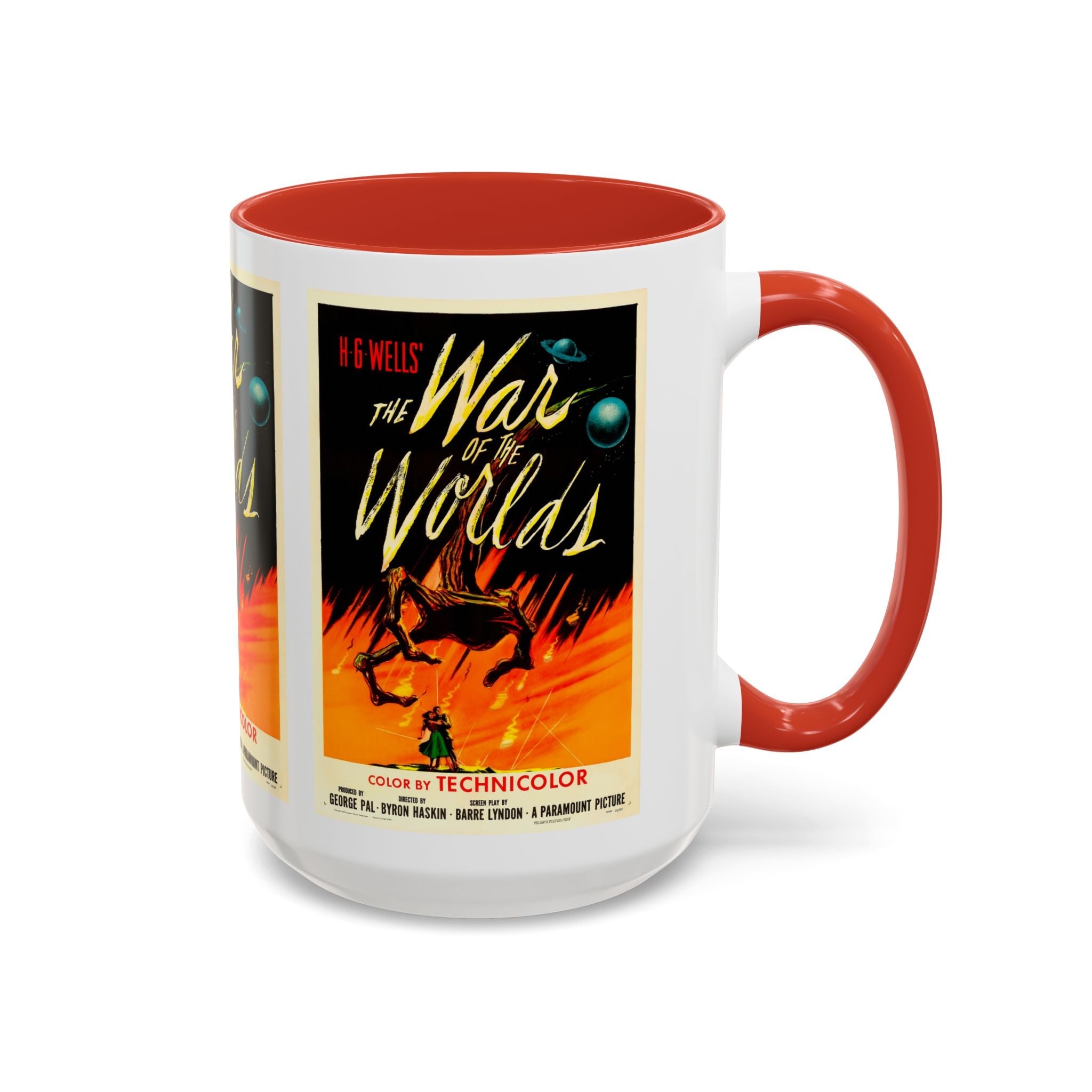 Cult Classic Movie Poster Art Accent Coffee Mug (11, 15oz) - War Of The Worlds 1953 - POPvault
