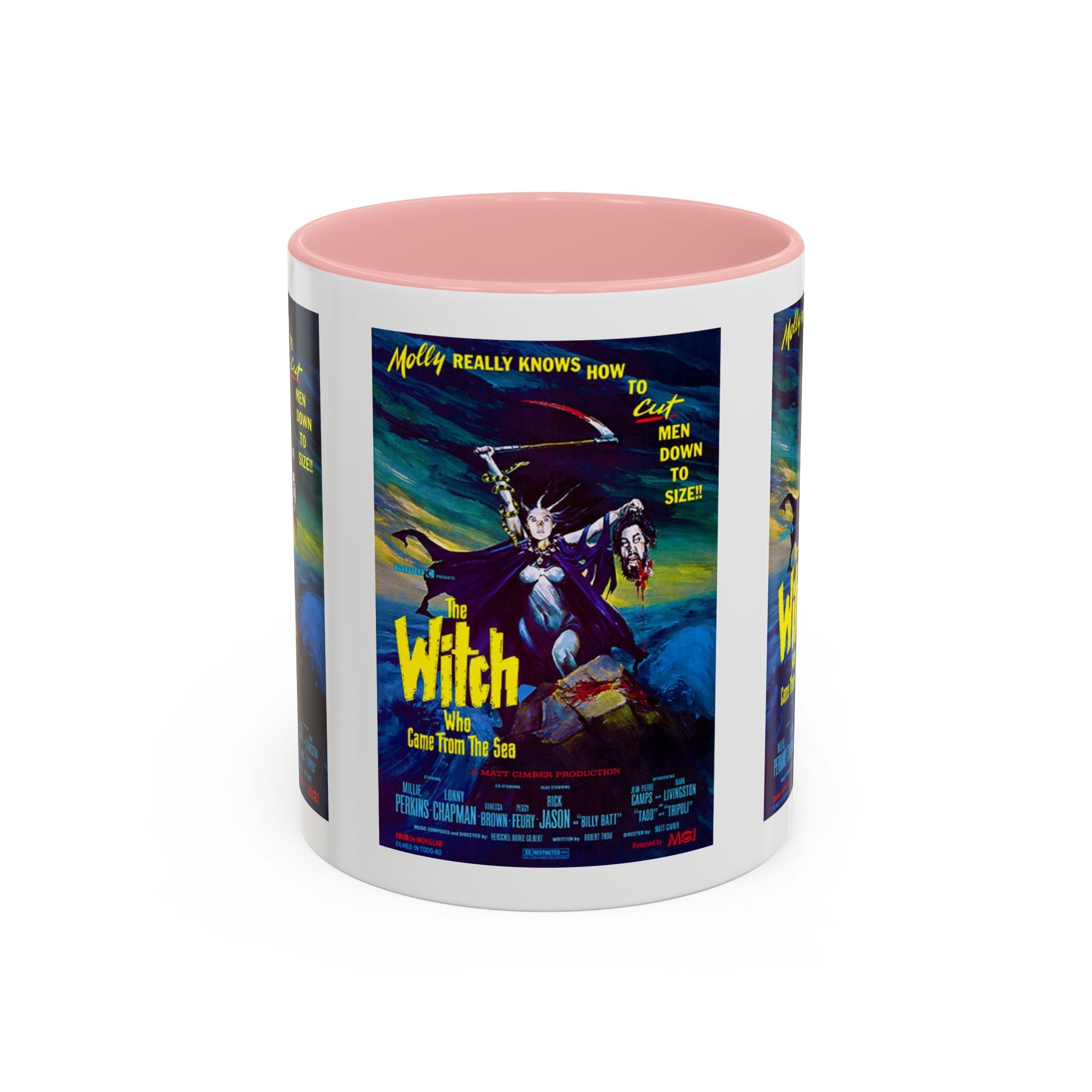 Cult Classic Movie Poster Art Accent Coffee Mug (11, 15oz) - Witch Who Came From The Sea 1976 - POPvault