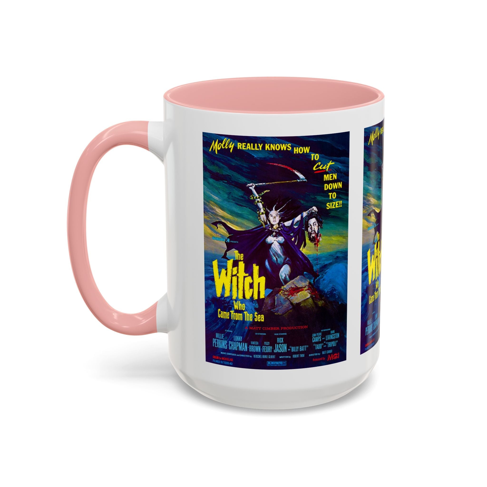 Cult Classic Movie Poster Art Accent Coffee Mug (11, 15oz) - Witch Who Came From The Sea 1976 - POPvault