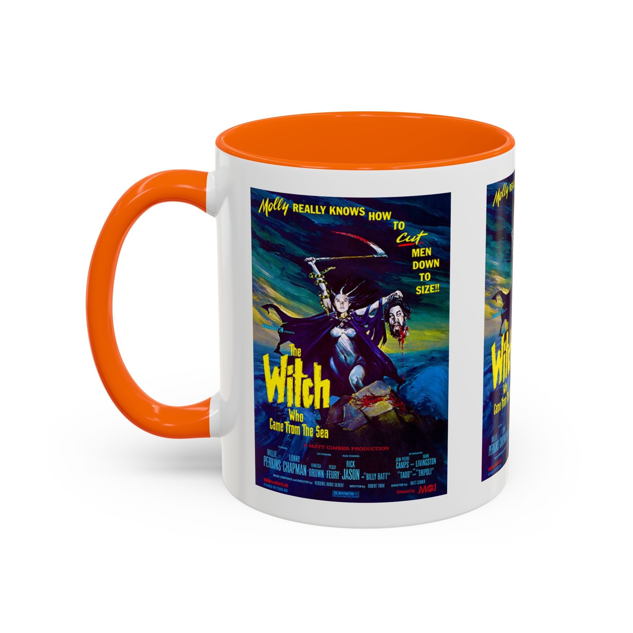 Cult Classic Movie Poster Art Accent Coffee Mug (11, 15oz) - Witch Who Came From The Sea 1976 - POPvault