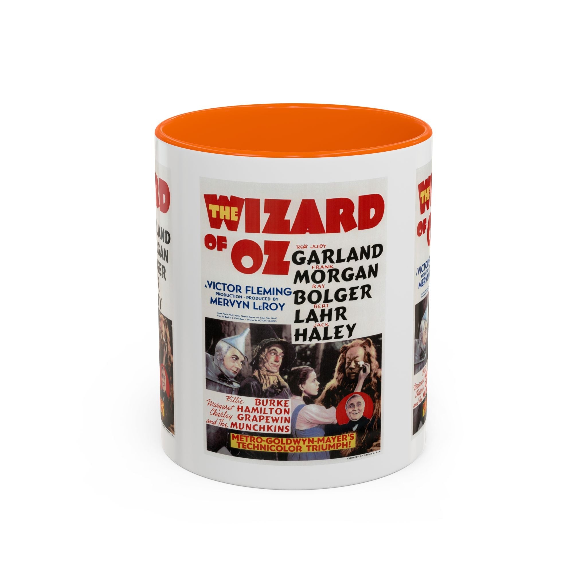 Cult Classic Movie Poster Art Accent Coffee Mug (11, 15oz) - Wizard Of Oz Original Poster 1939 - POPvault