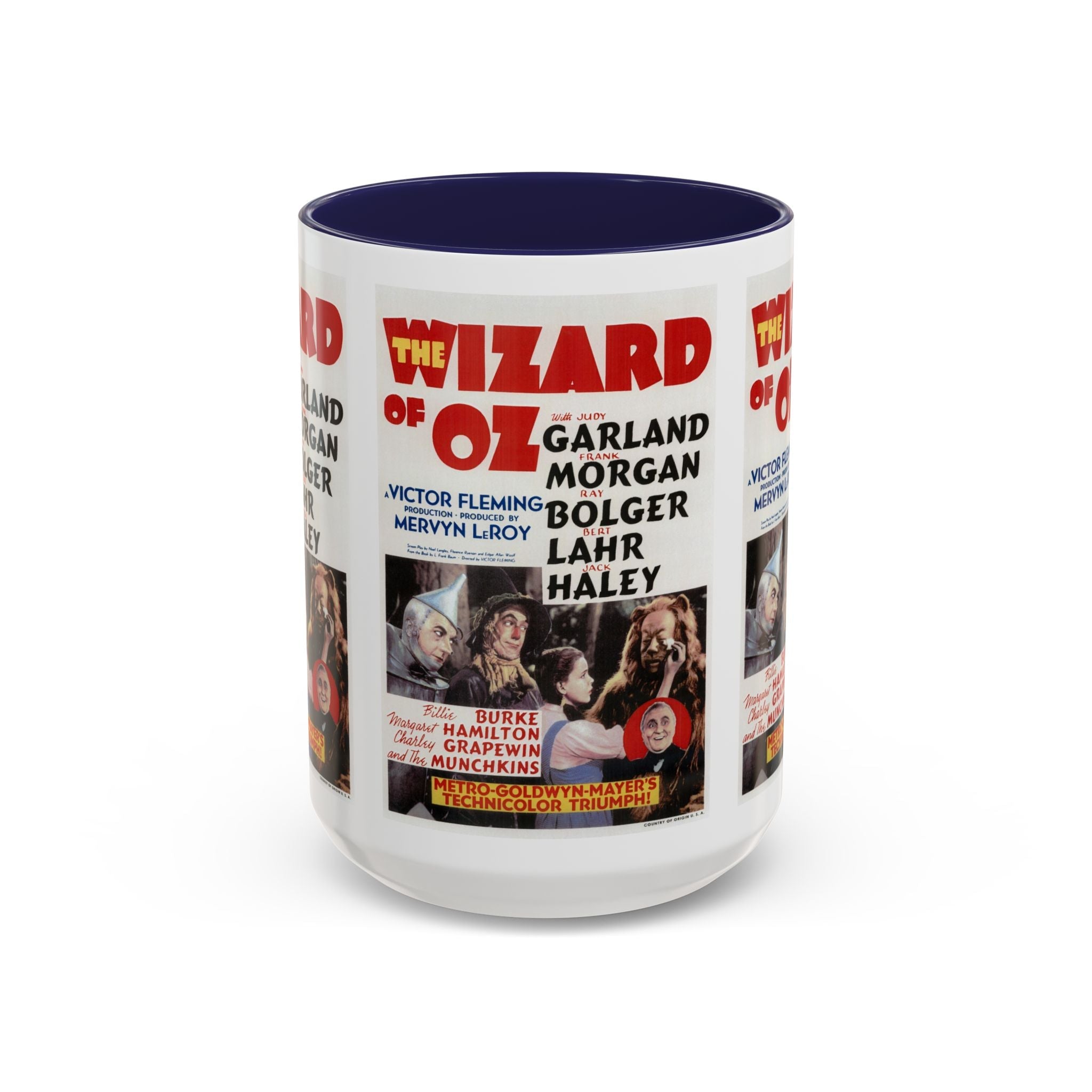 Cult Classic Movie Poster Art Accent Coffee Mug (11, 15oz) - Wizard Of Oz Original Poster 1939 - POPvault