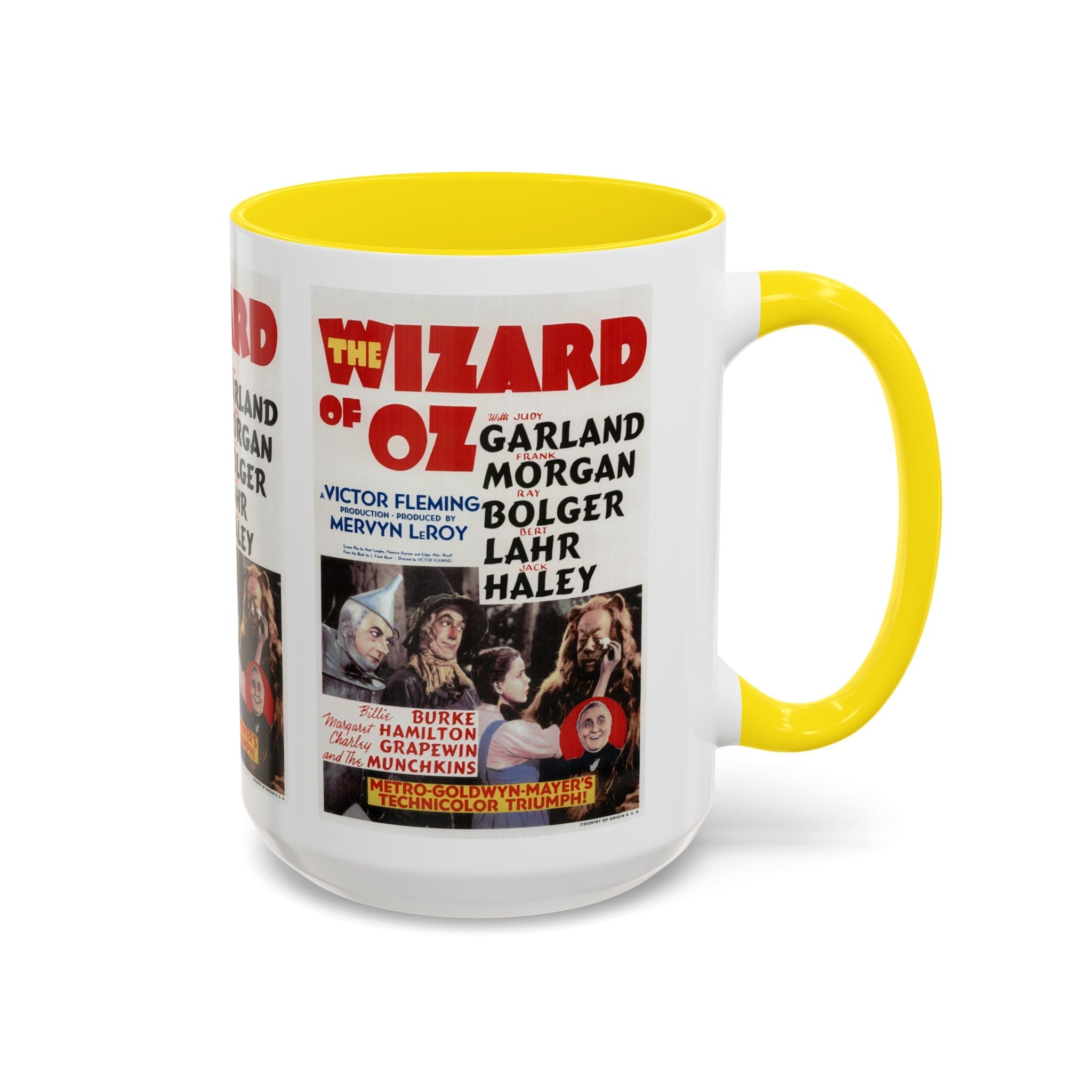 Cult Classic Movie Poster Art Accent Coffee Mug (11, 15oz) - Wizard Of Oz Original Poster 1939 - POPvault