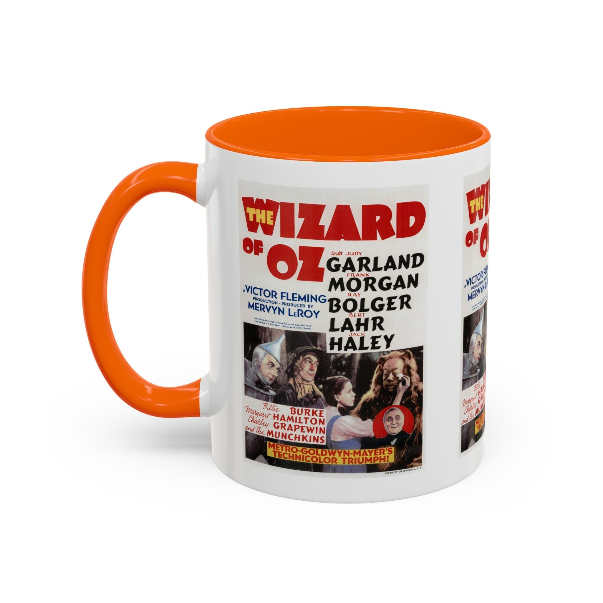 Cult Classic Movie Poster Art Accent Coffee Mug (11, 15oz) - Wizard Of Oz Original Poster 1939 - POPvault