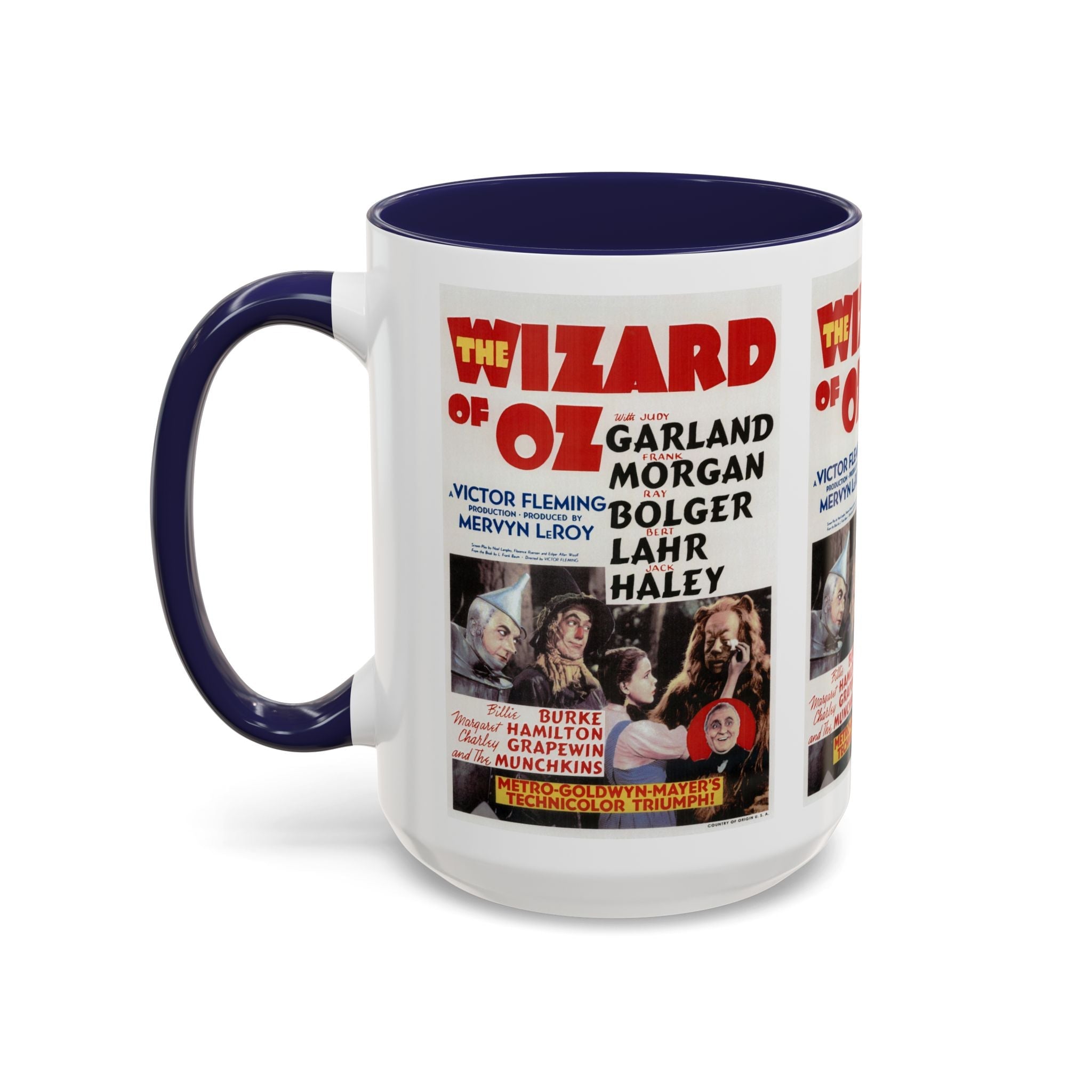 Cult Classic Movie Poster Art Accent Coffee Mug (11, 15oz) - Wizard Of Oz Original Poster 1939 - POPvault