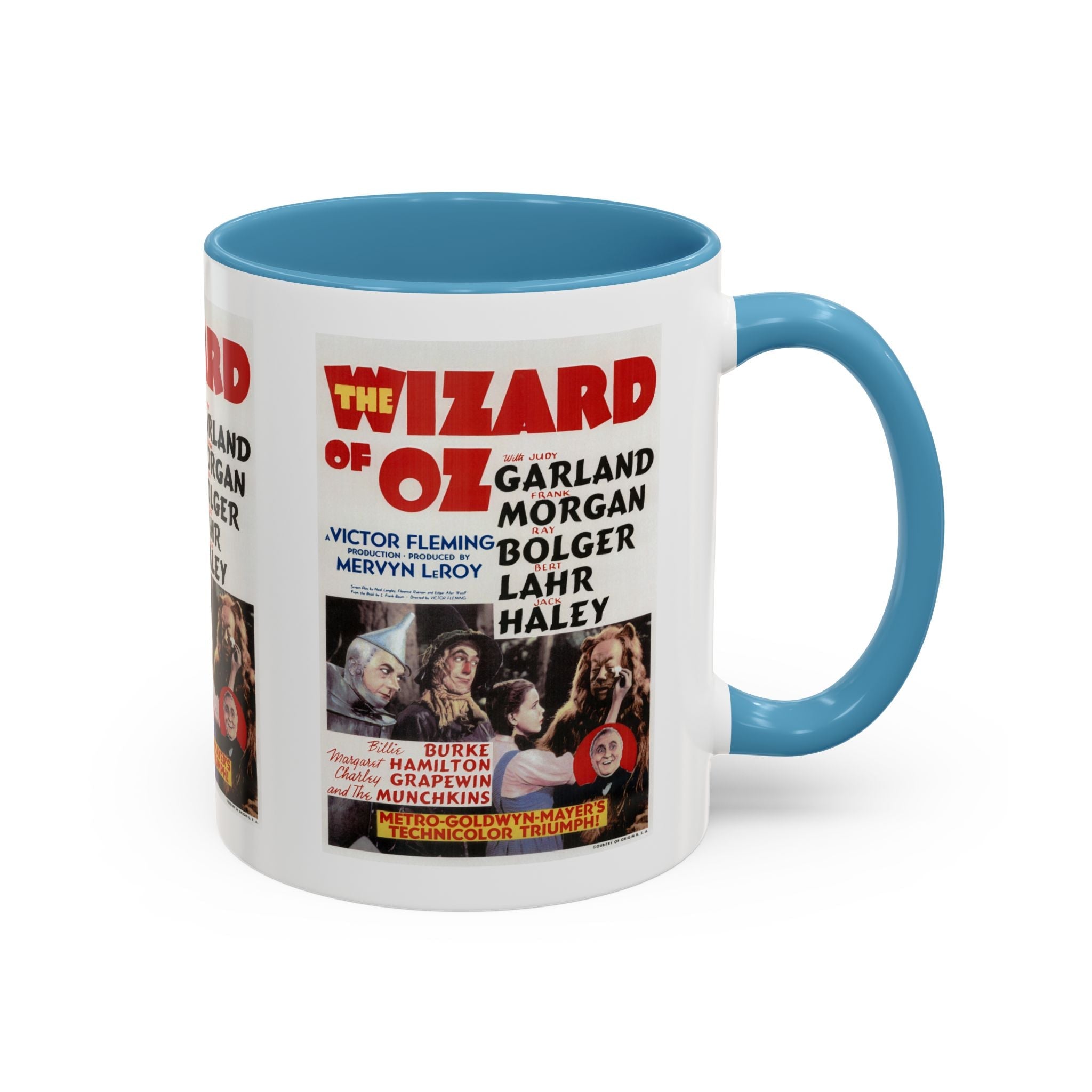 Cult Classic Movie Poster Art Accent Coffee Mug (11, 15oz) - Wizard Of Oz Original Poster 1939 - POPvault