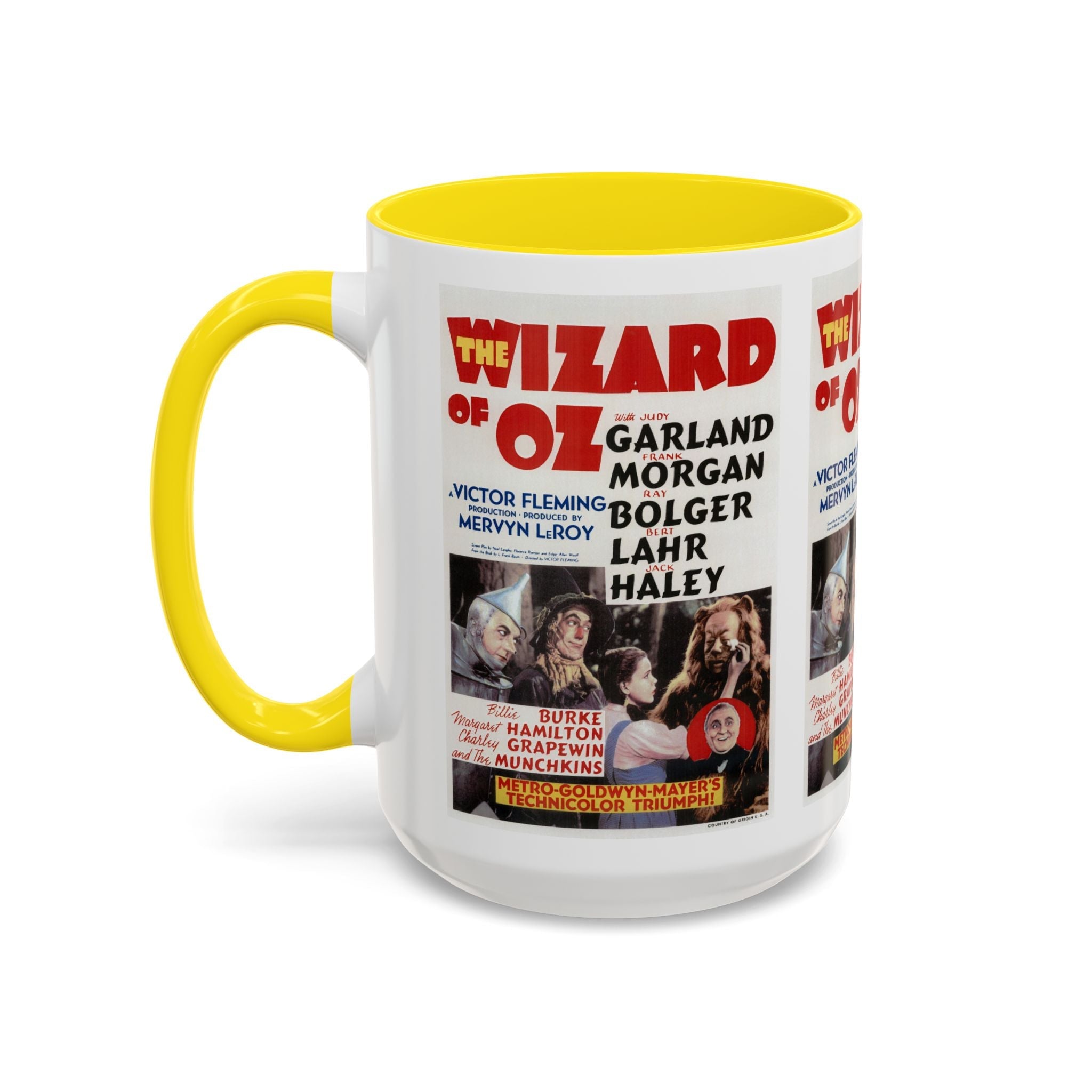 Cult Classic Movie Poster Art Accent Coffee Mug (11, 15oz) - Wizard Of Oz Original Poster 1939 - POPvault