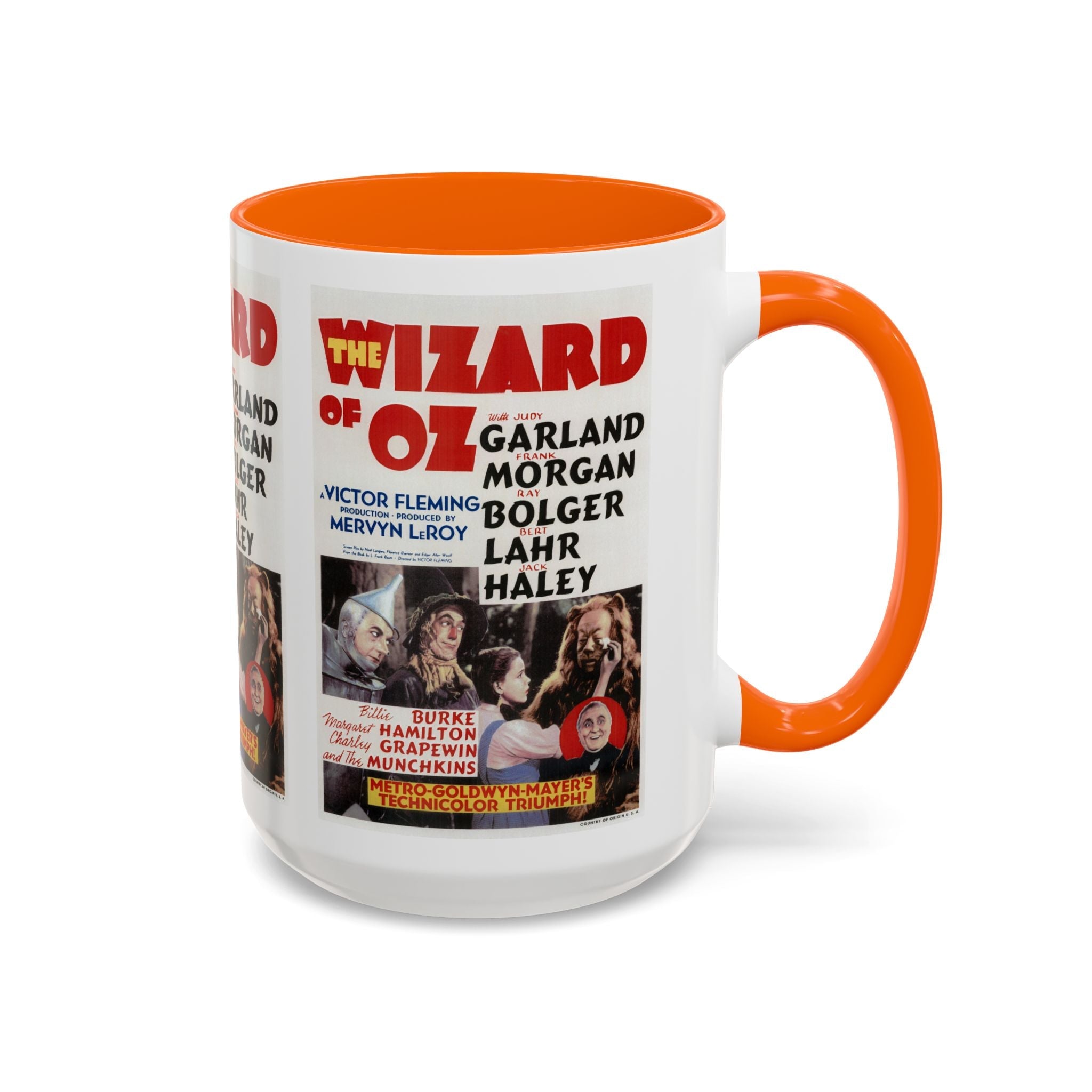 Cult Classic Movie Poster Art Accent Coffee Mug (11, 15oz) - Wizard Of Oz Original Poster 1939 - POPvault