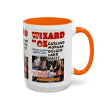 Cult Classic Movie Poster Art Accent Coffee Mug (11, 15oz) - Wizard Of Oz Original Poster 1939 - POPvault