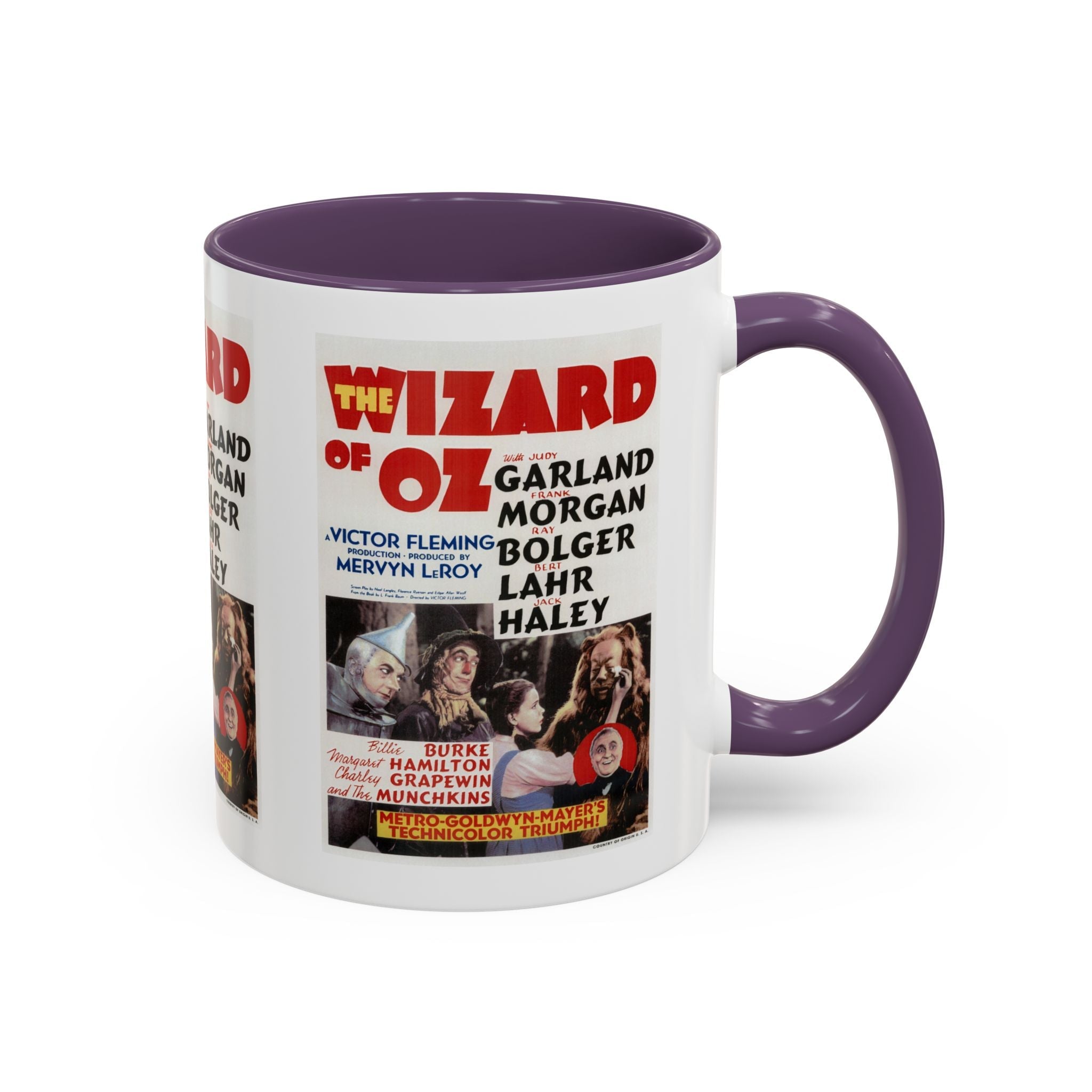 Cult Classic Movie Poster Art Accent Coffee Mug (11, 15oz) - Wizard Of Oz Original Poster 1939 - POPvault