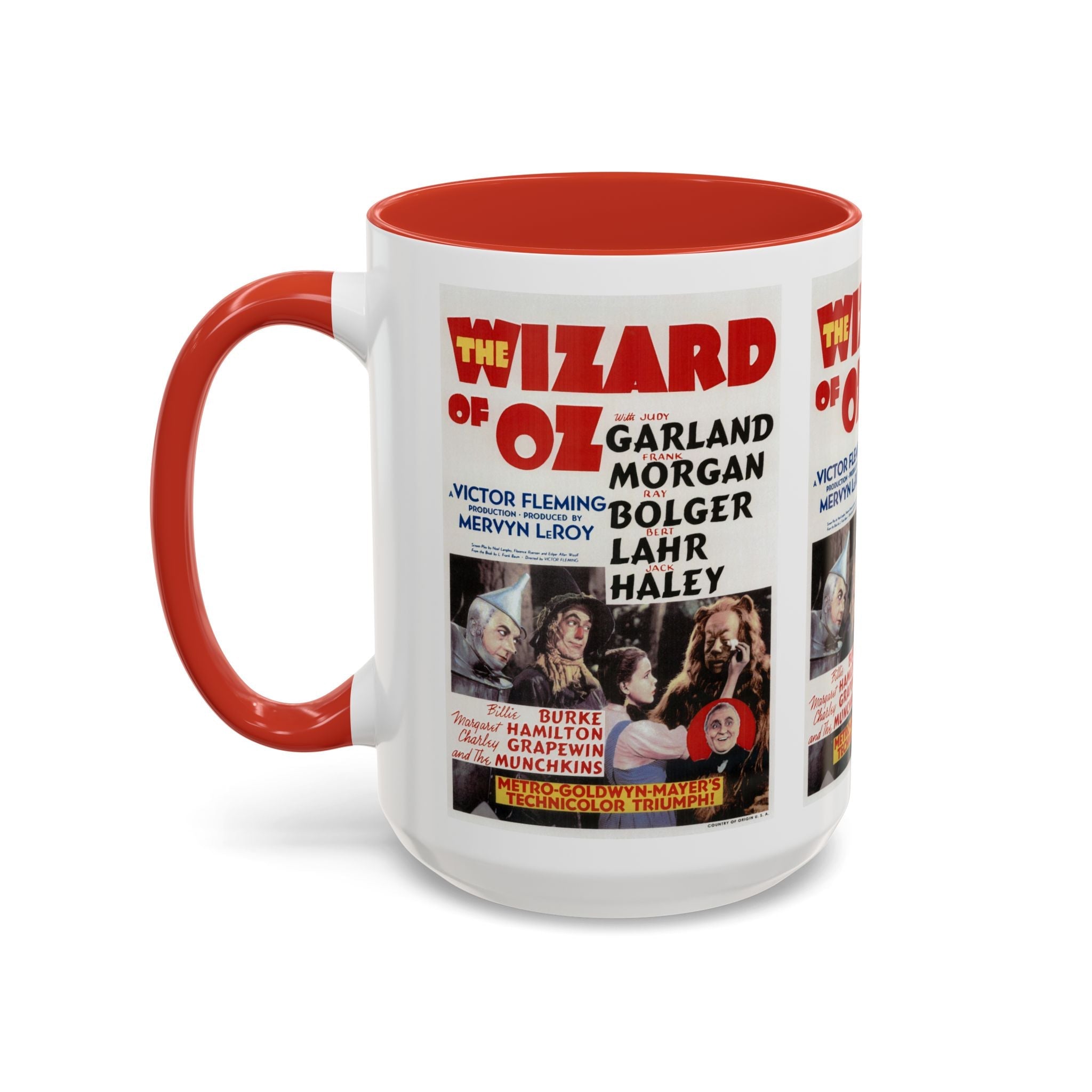 Cult Classic Movie Poster Art Accent Coffee Mug (11, 15oz) - Wizard Of Oz Original Poster 1939 - POPvault