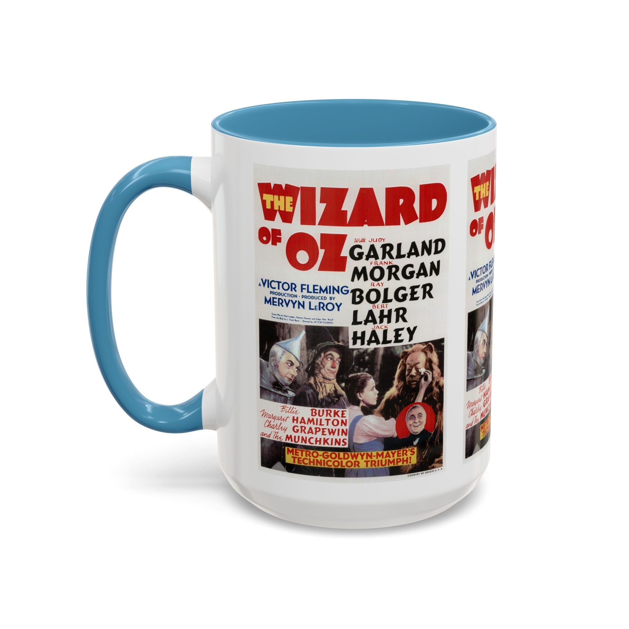 Cult Classic Movie Poster Art Accent Coffee Mug (11, 15oz) - Wizard Of Oz Original Poster 1939 - POPvault